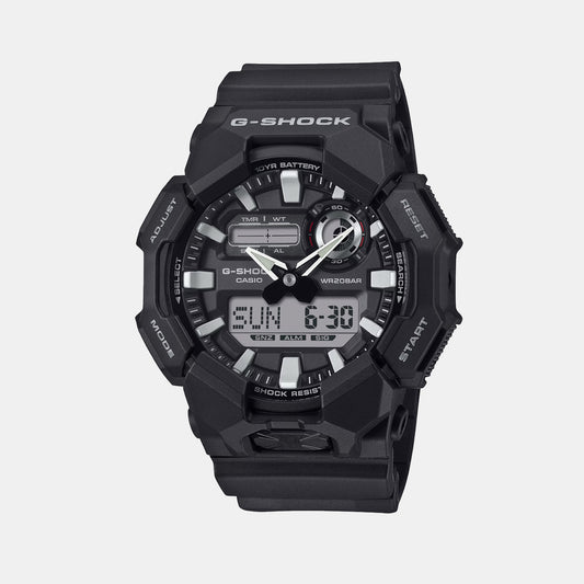 G-Shock Men Quartz Black Dial Analog-Digital Resin Watch G1601
