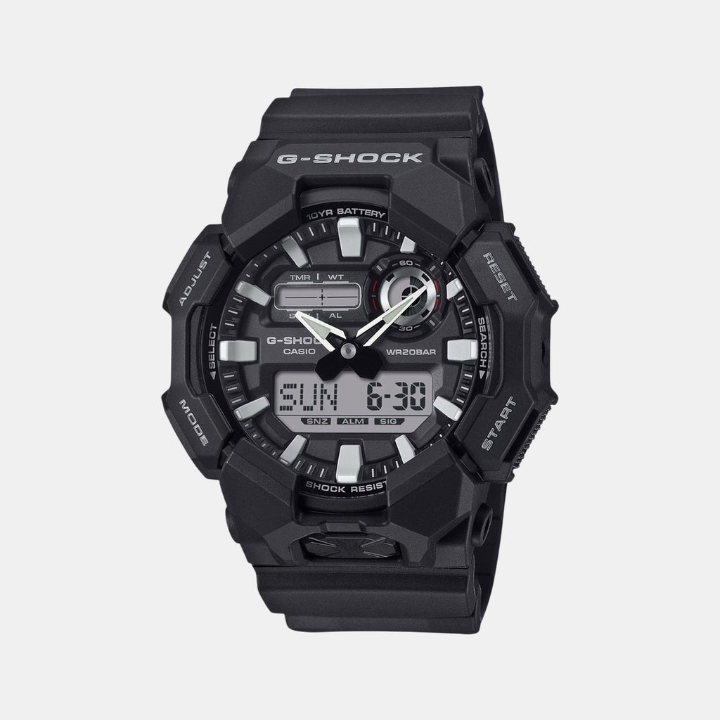 G-Shock Men Quartz Black Dial Analog-Digital Resin Watch G1601