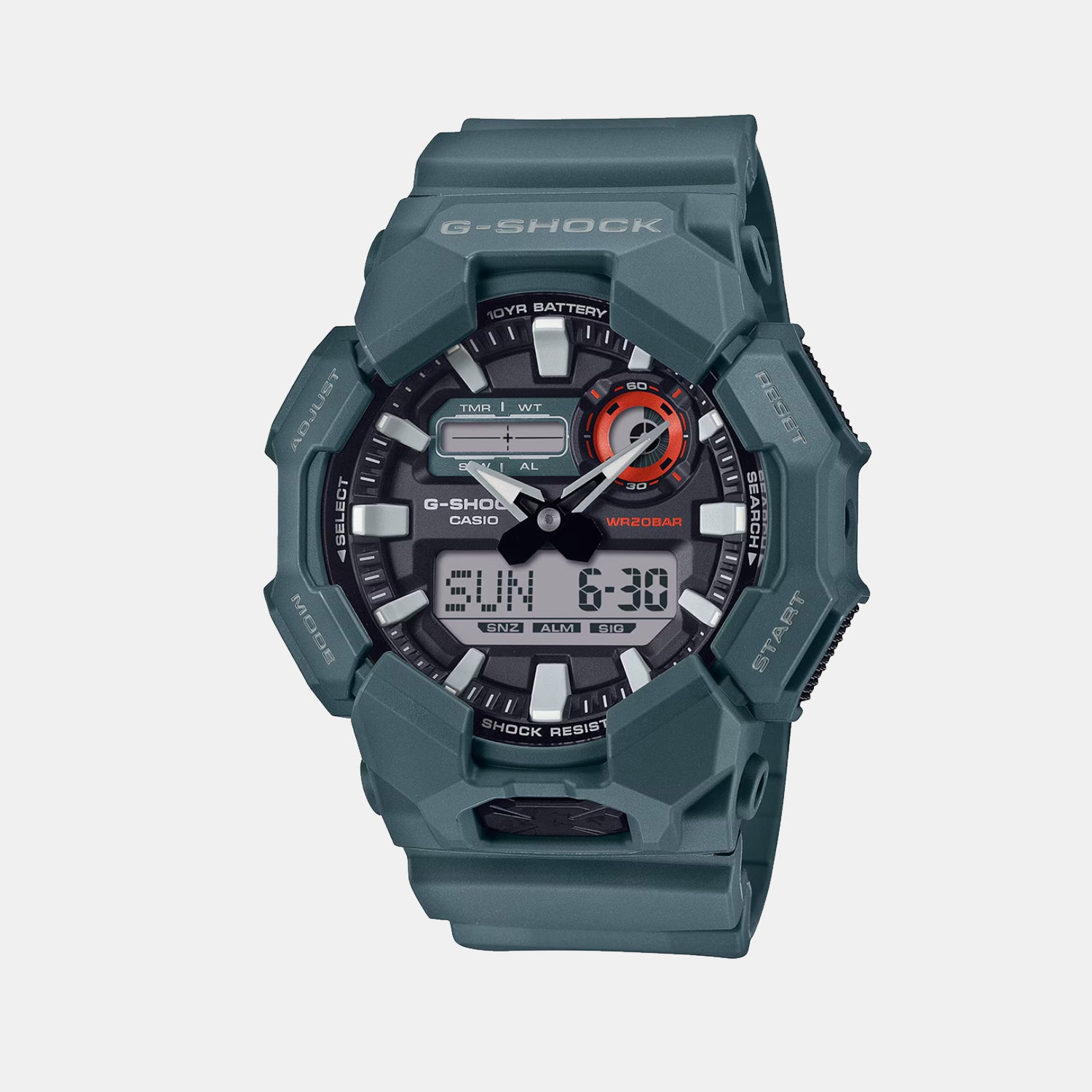 G-Shock Men Quartz Black Dial Analog-Digital Resin Watch G1602