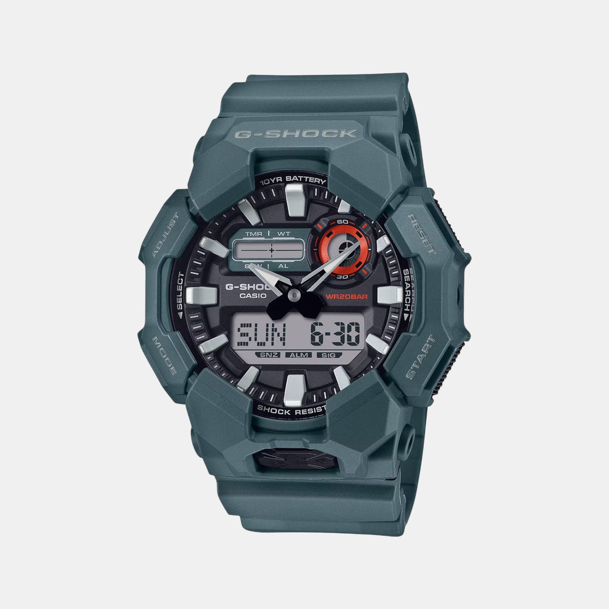 G-Shock Men Quartz Black Dial Analog-Digital Resin Watch G1602