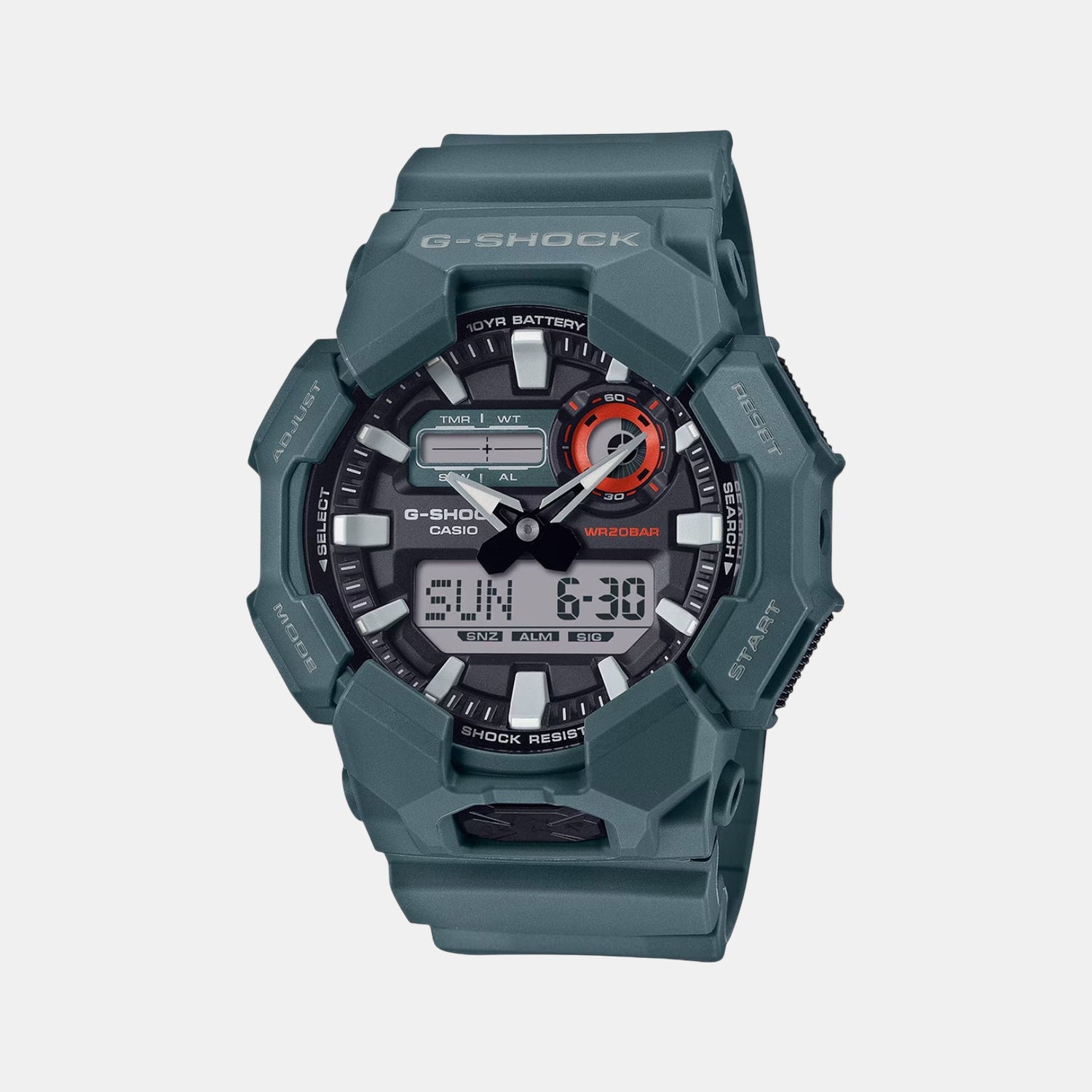 G-Shock Men Quartz Black Dial Analog-Digital Resin Watch G1602