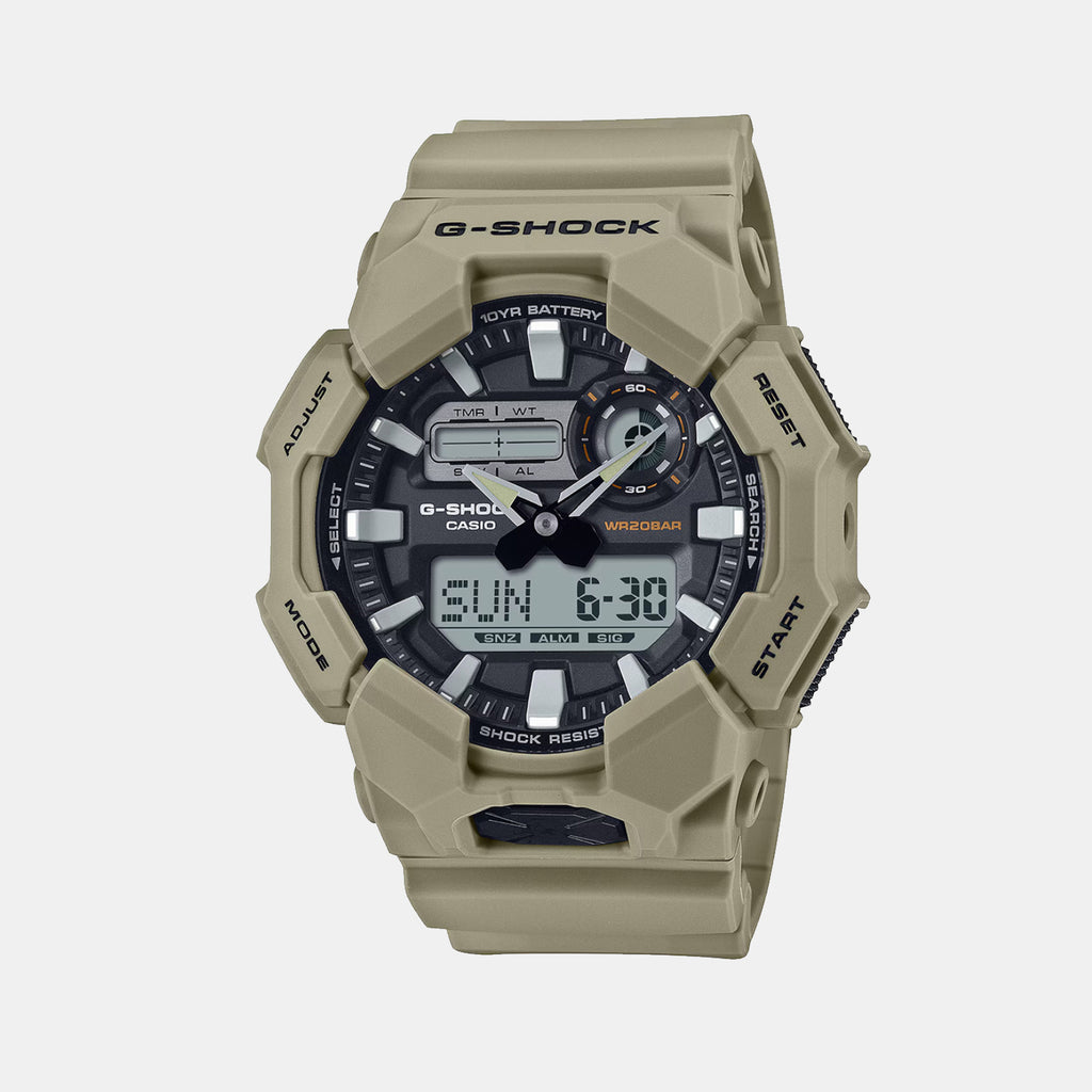 G-Shock Men Quartz Black Dial Analog-Digital Resin Watch G1603