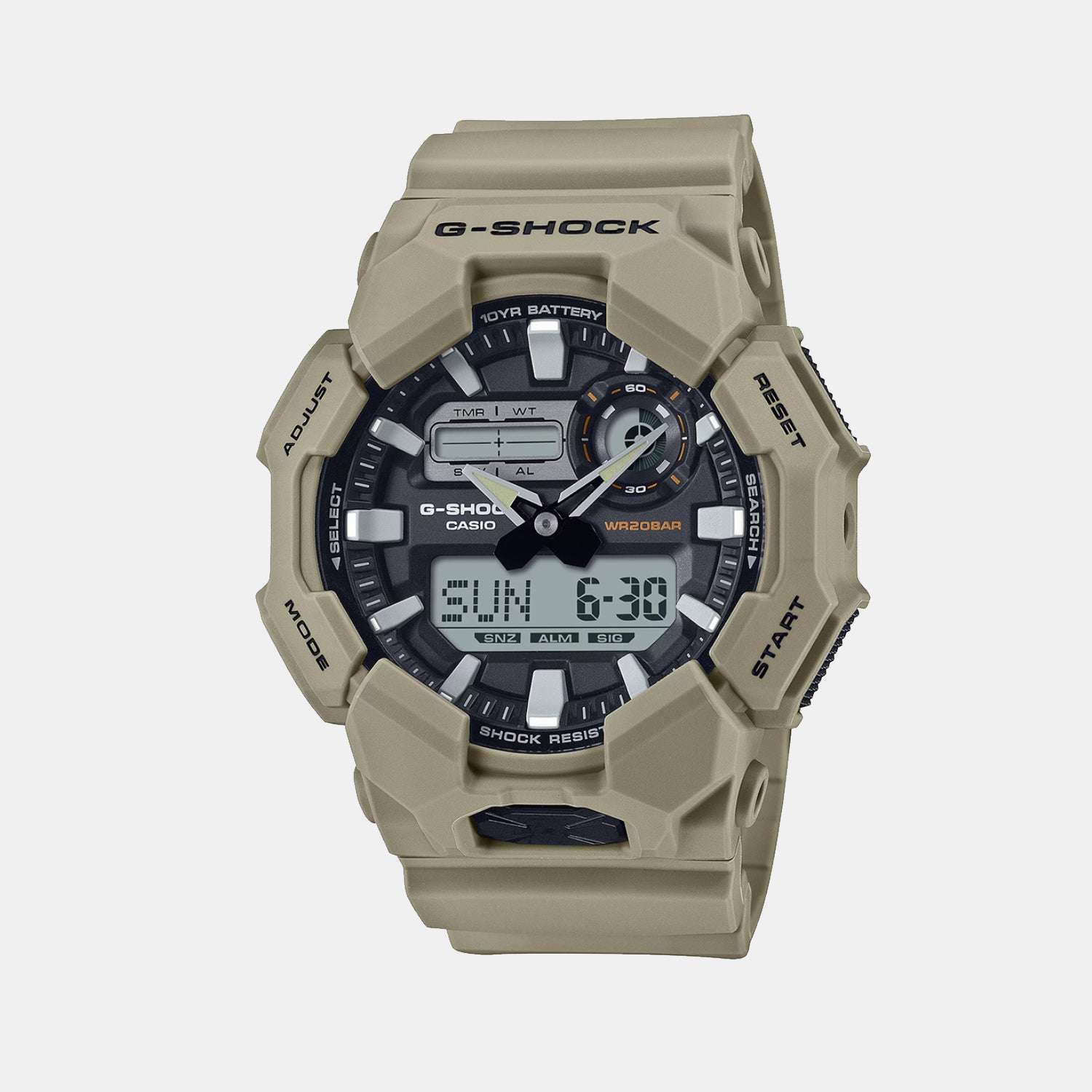 G-Shock Men Quartz Black Dial Analog-Digital Resin Watch G1603