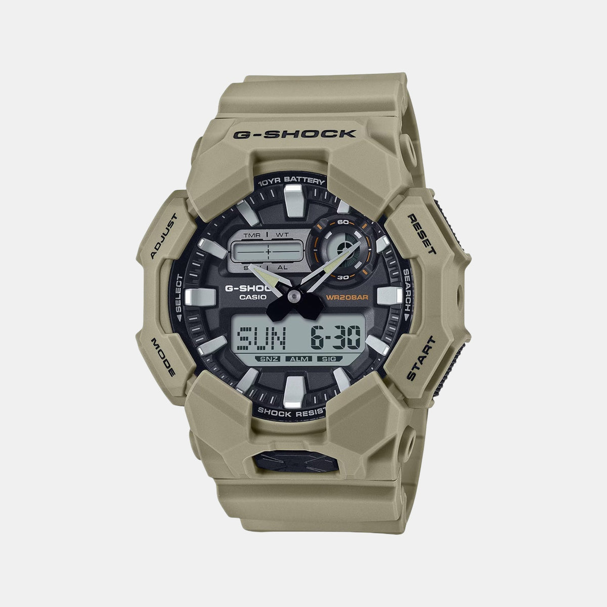 G-Shock Men Quartz Black Dial Analog-Digital Resin Watch G1603