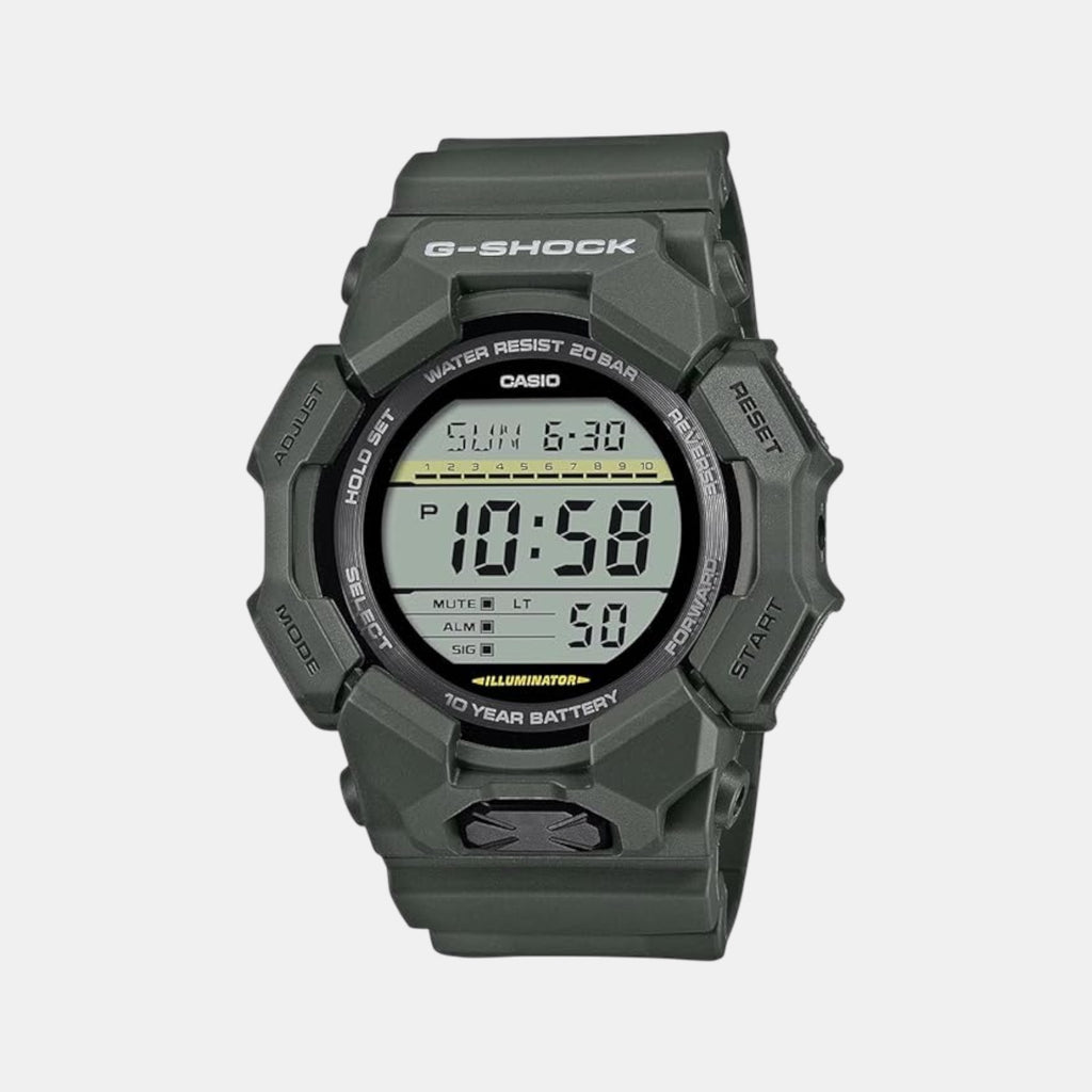 G-Shock Men Quartz Black Dial Digital Resin Watch G1605