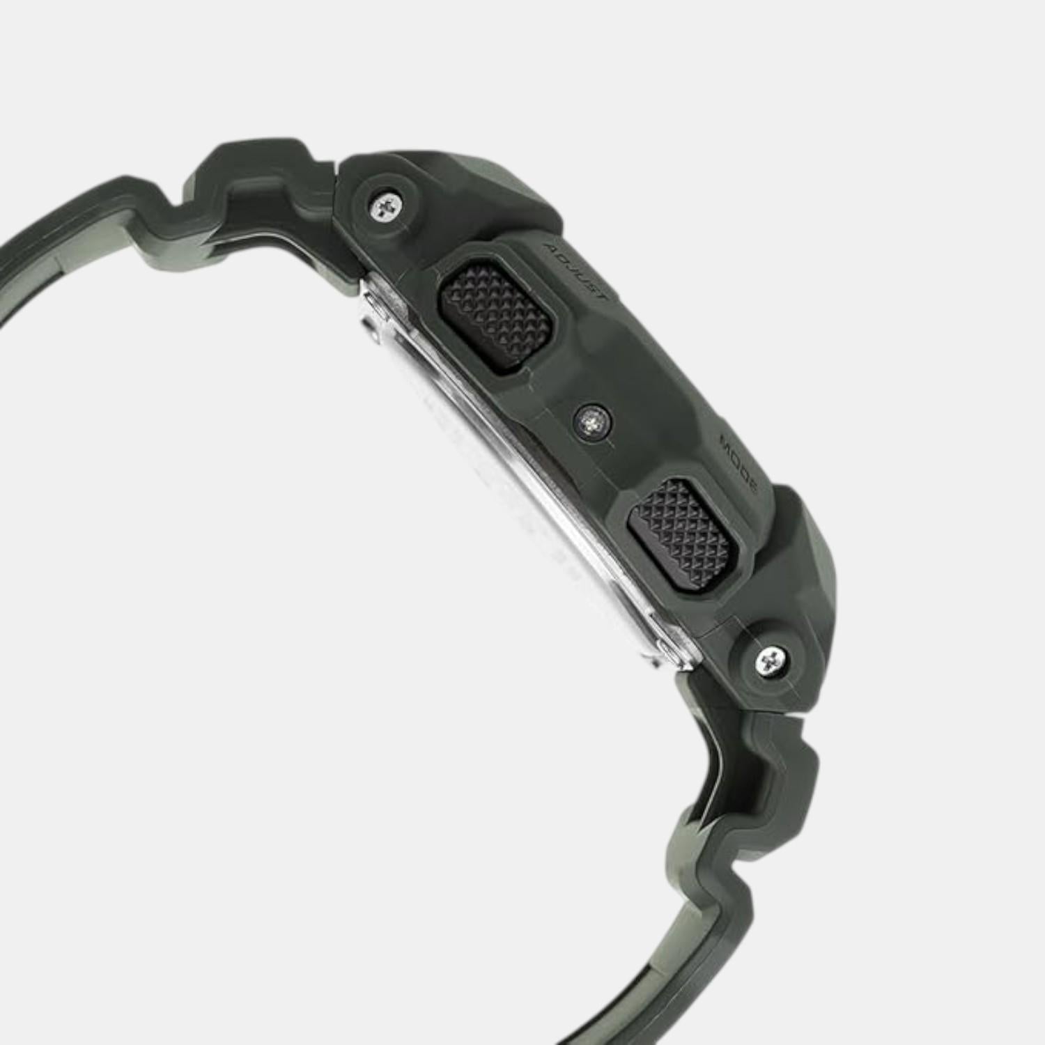 G-Shock Men Quartz Black Dial Digital Resin Watch G1605