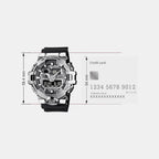 G-Shock Men Quartz Silver Dial Analog-Digital Resin Watch G1607