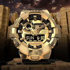 G-Shock Men Quartz Gold Dial Analog-Digital Resin Watch G1608