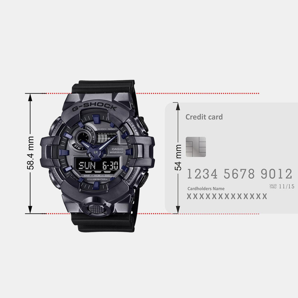 G-Shock Men Quartz Black Dial Analog-Digital Resin Watch G1609