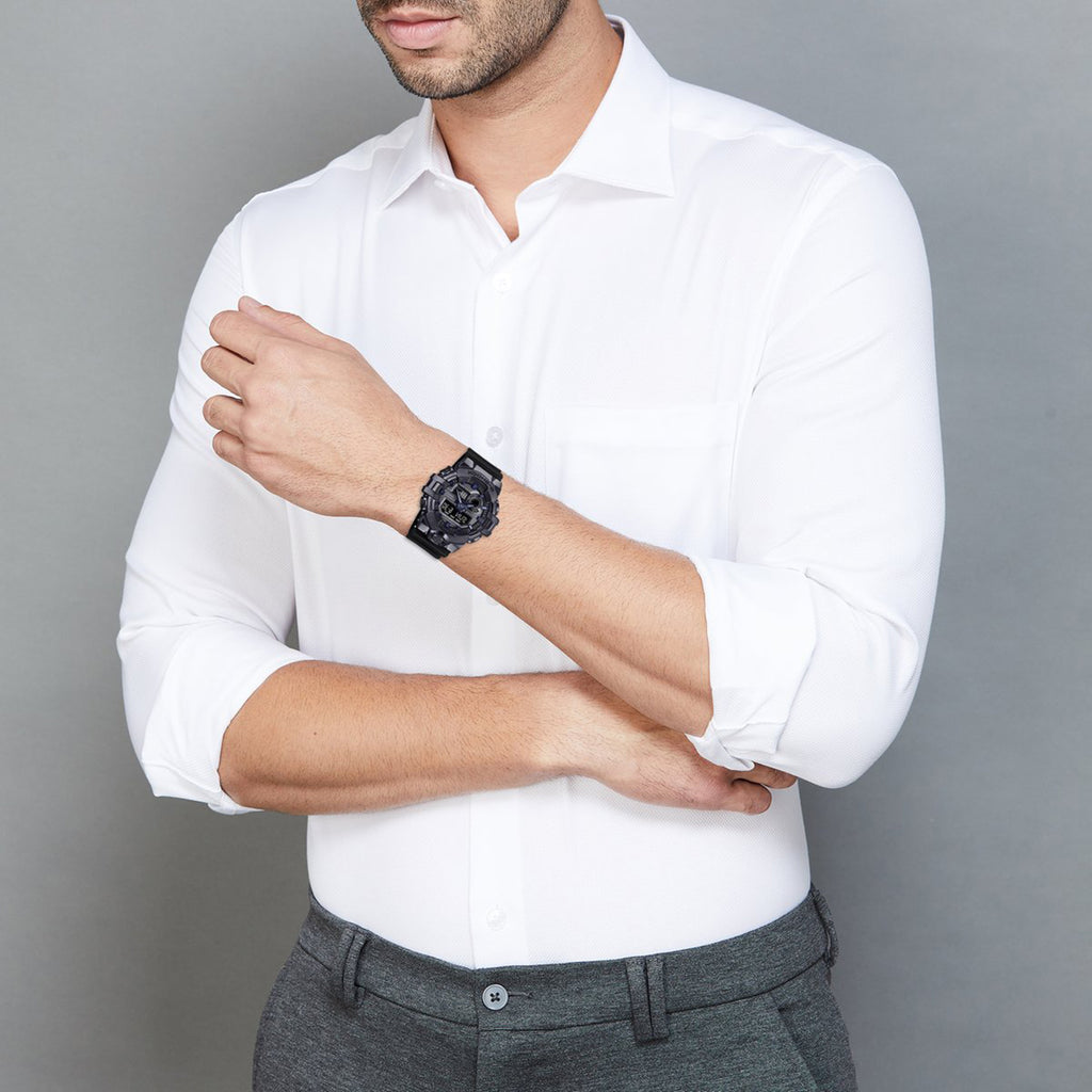 G-Shock Men Quartz Black Dial Analog-Digital Resin Watch G1609