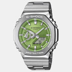 G-Shock Men Quartz Green Dial Analog-Digital Stainless Steel Watch G1611