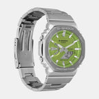 G-Shock Men Quartz Green Dial Analog-Digital Stainless Steel Watch G1611