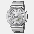 G-Shock Men Quartz Silver Dial Analog-Digital Stainless Steel Watch G1612