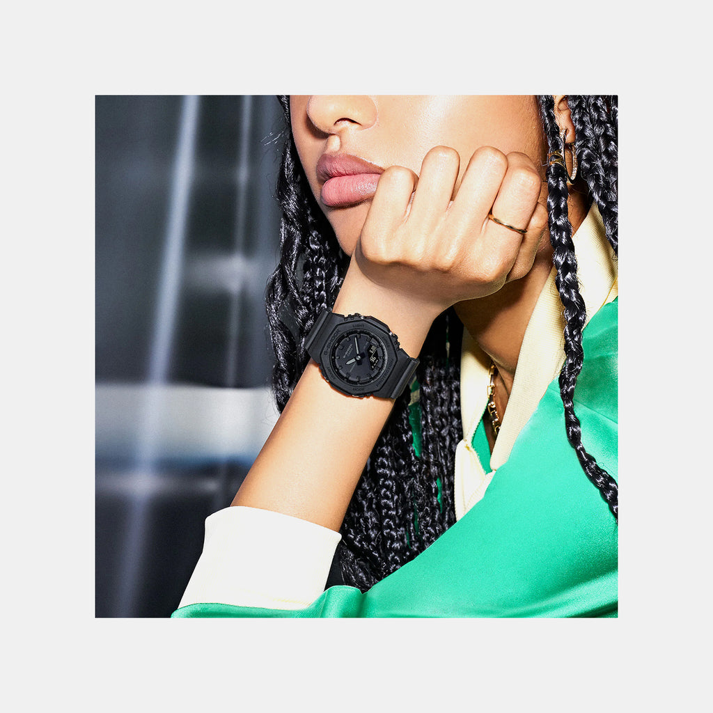 G-Shock Women Quartz Black Dial Analog-Digital Resin Watch G1615