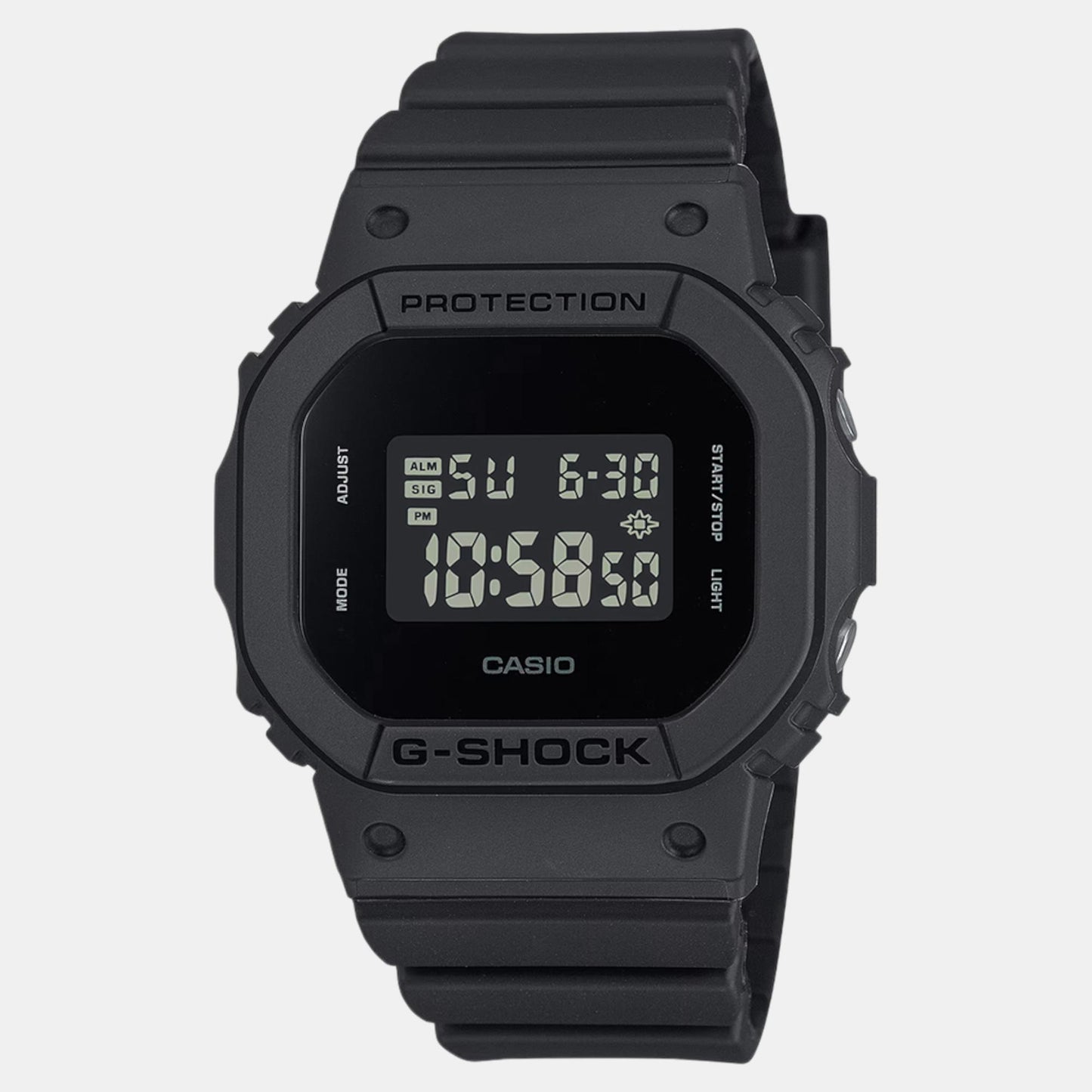 G-Shock Women Quartz Black Dial Digital Resin Watch G1616