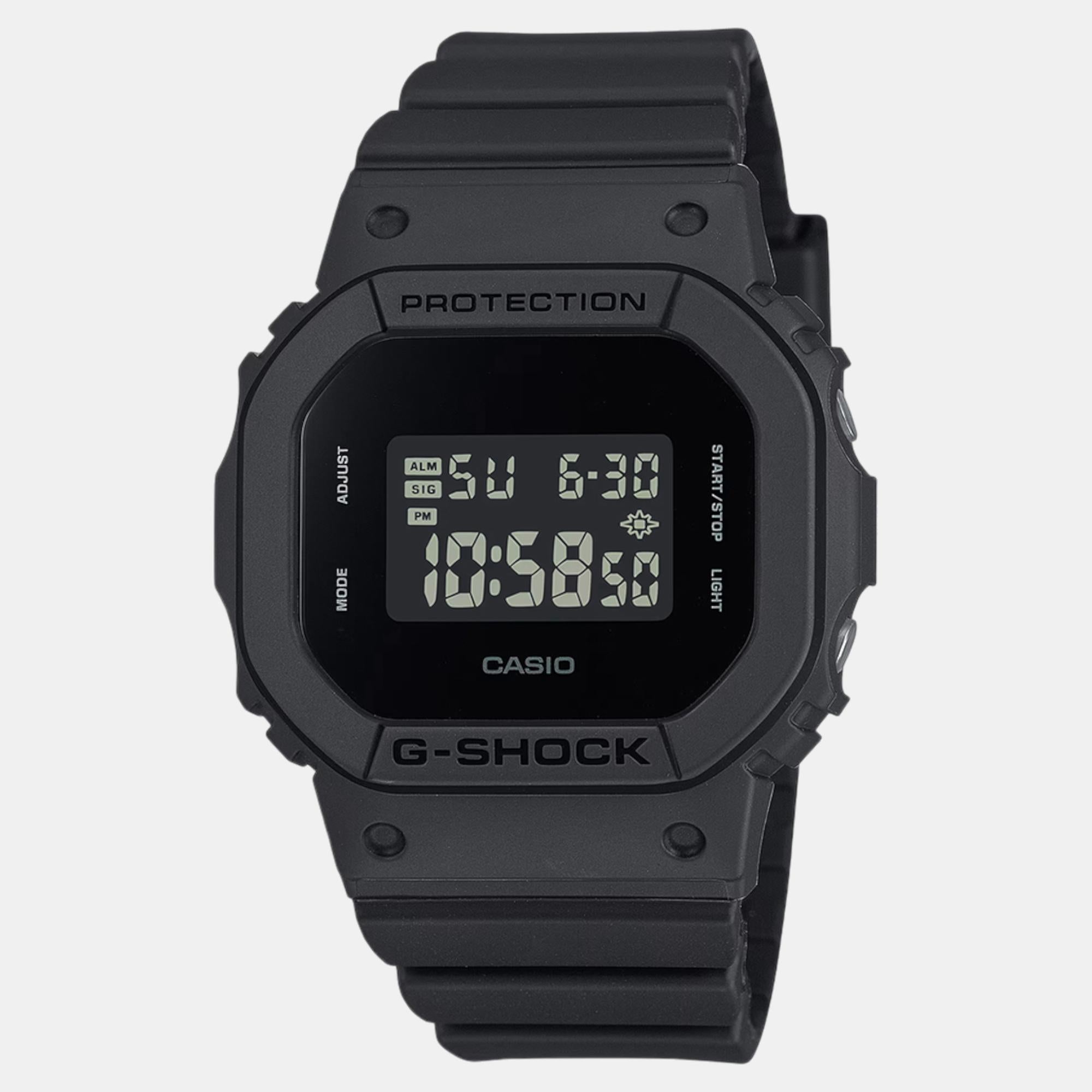 G-Shock Women Quartz Black Dial Digital Resin Watch G1616