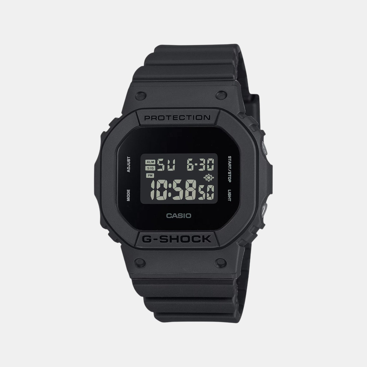 G-Shock Women Quartz Black Dial Digital Resin Watch G1616