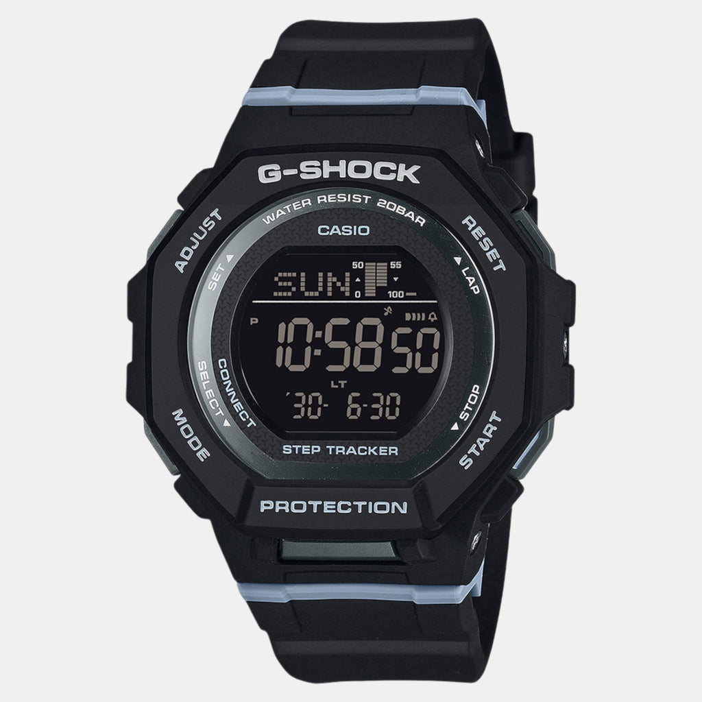 G-Shock Women Quartz Black Dial Digital Resin Watch G1617