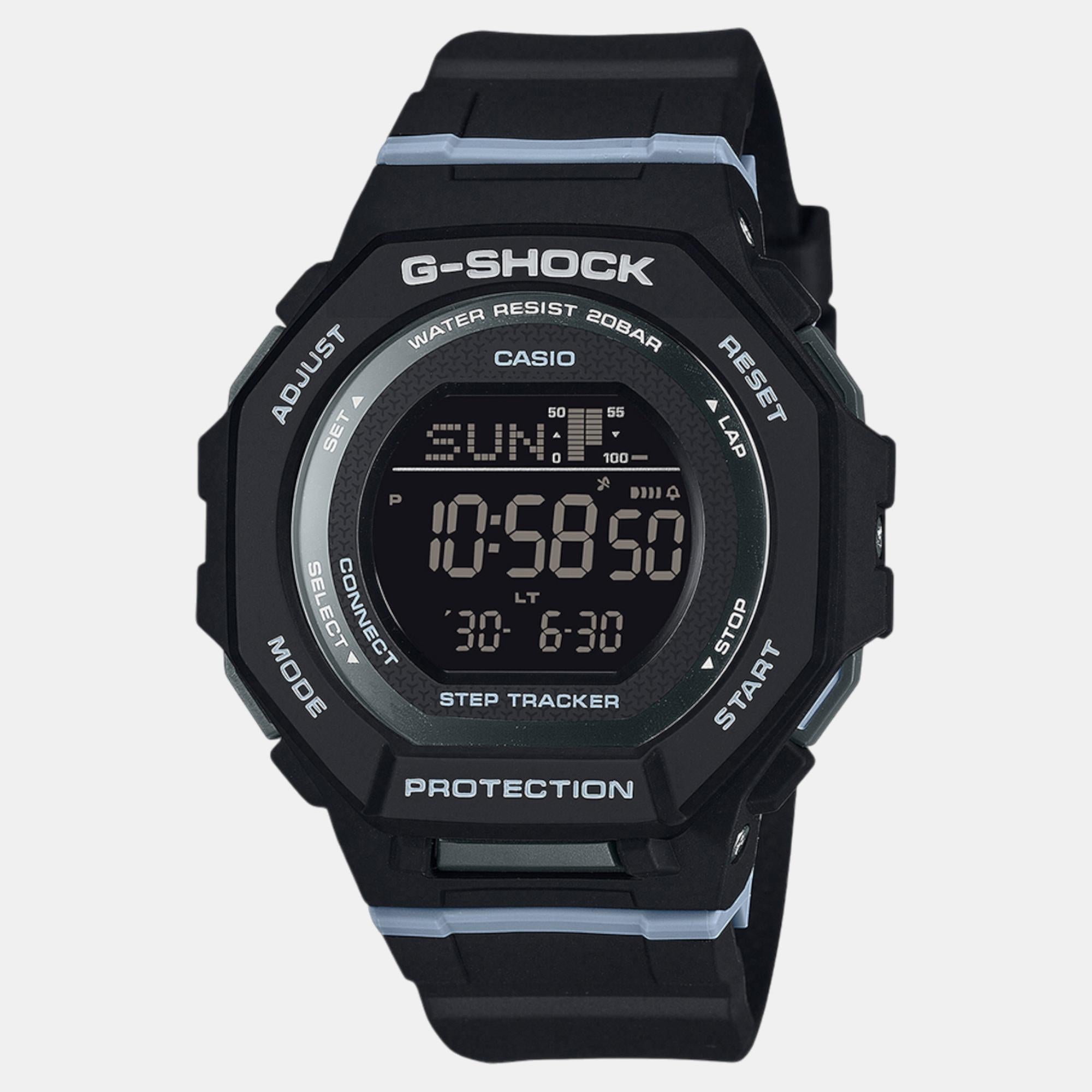 G-Shock Women Quartz Black Dial Digital Resin Watch G1617