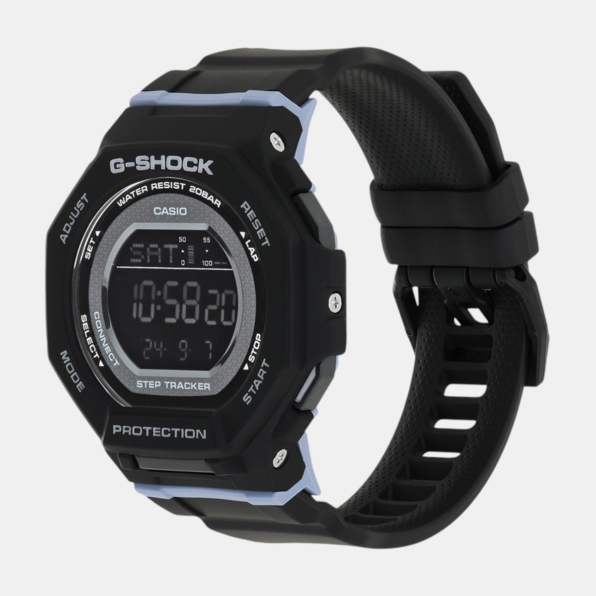 G-Shock Women Quartz Black Dial Digital Resin Watch G1617