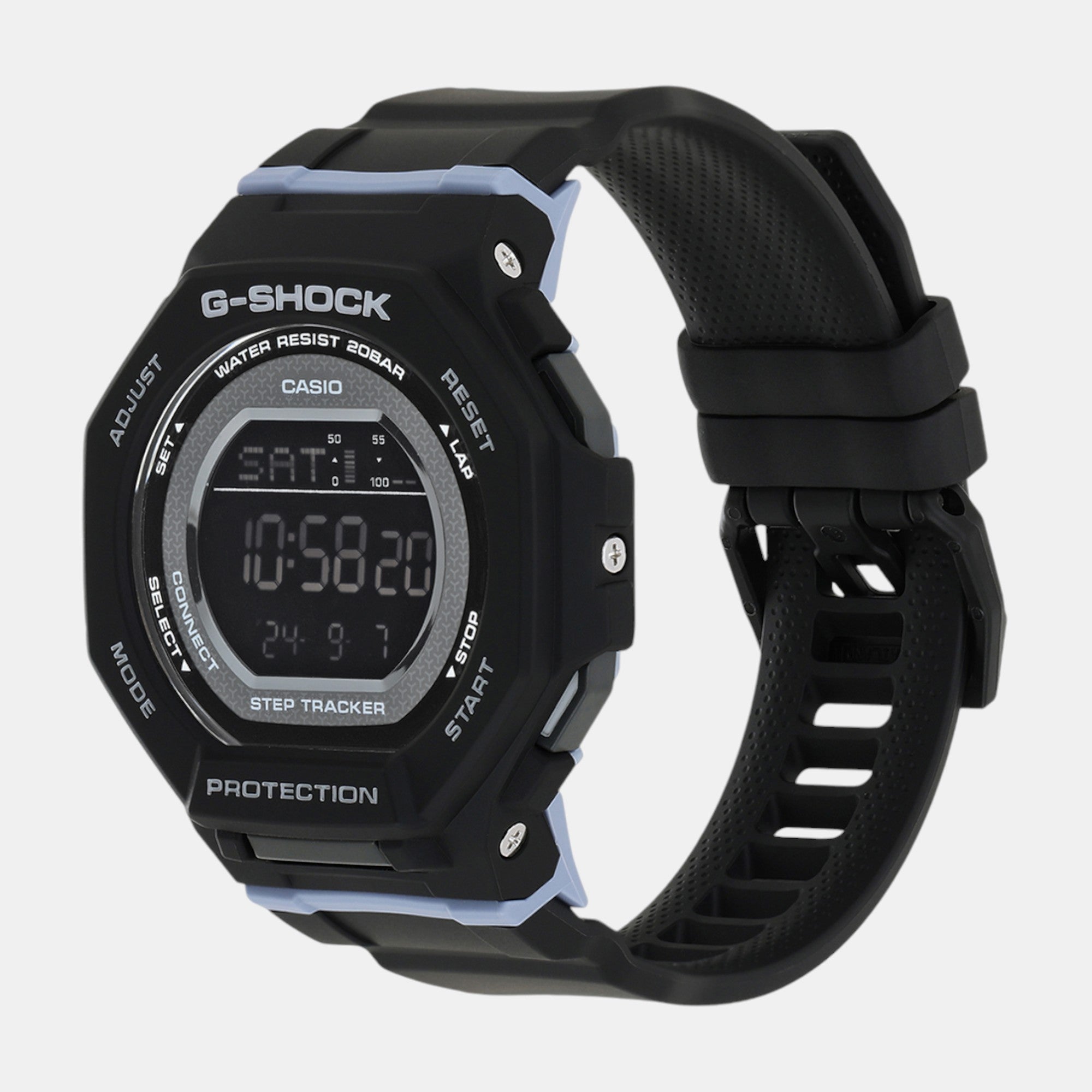 G-Shock Women Quartz Black Dial Digital Resin Watch G1617