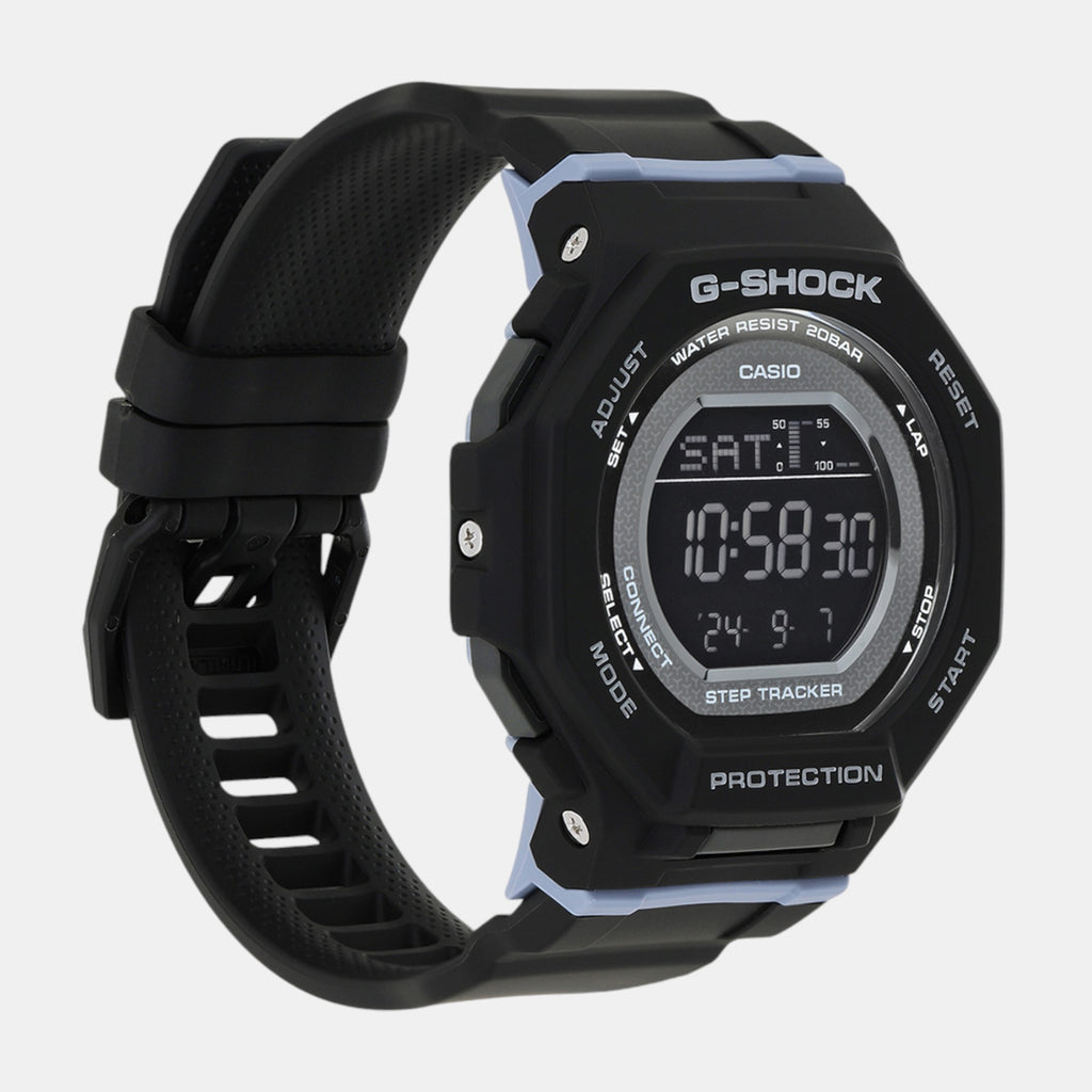 G-Shock Women Quartz Black Dial Digital Resin Watch G1617