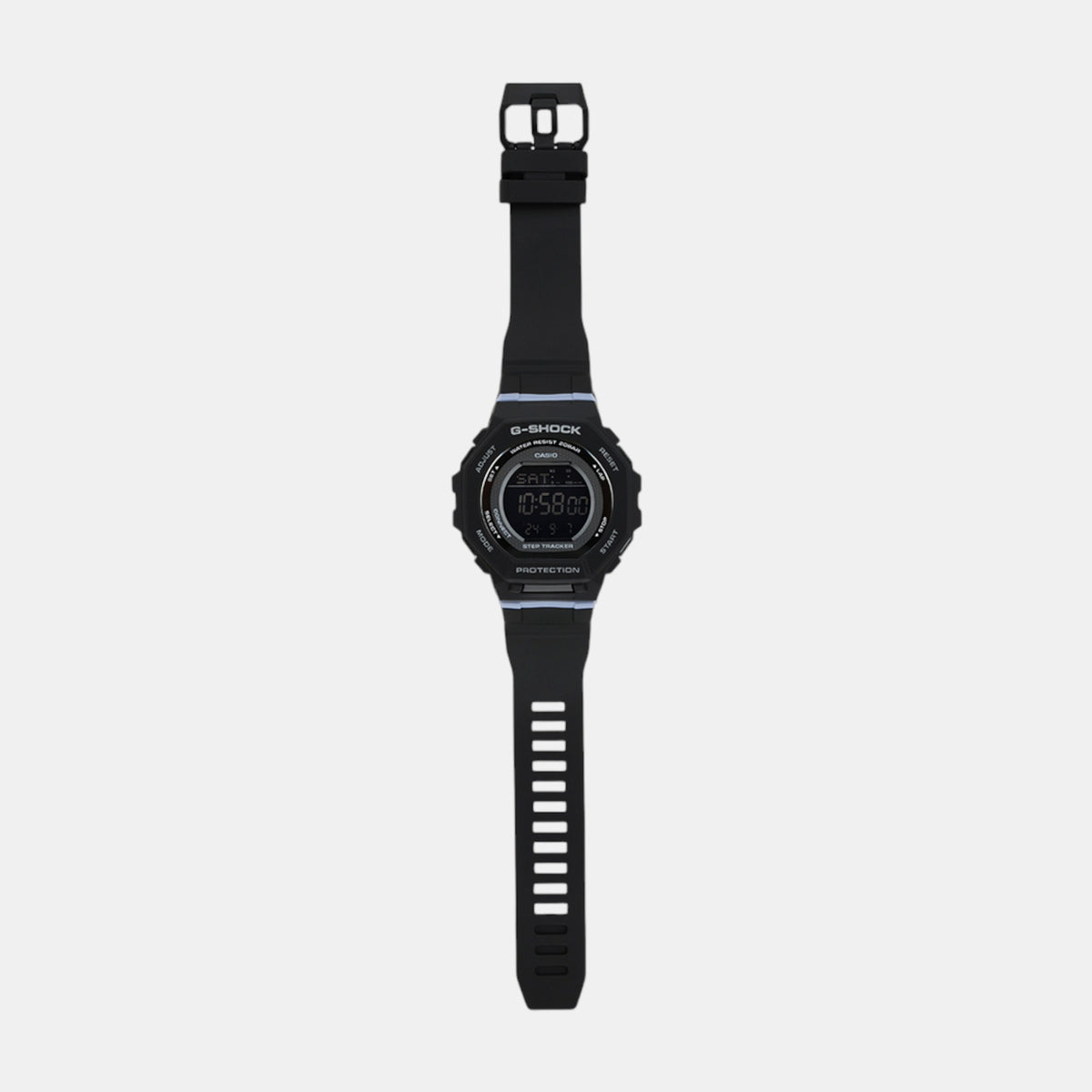 G-Shock Women Quartz Black Dial Digital Resin Watch G1617