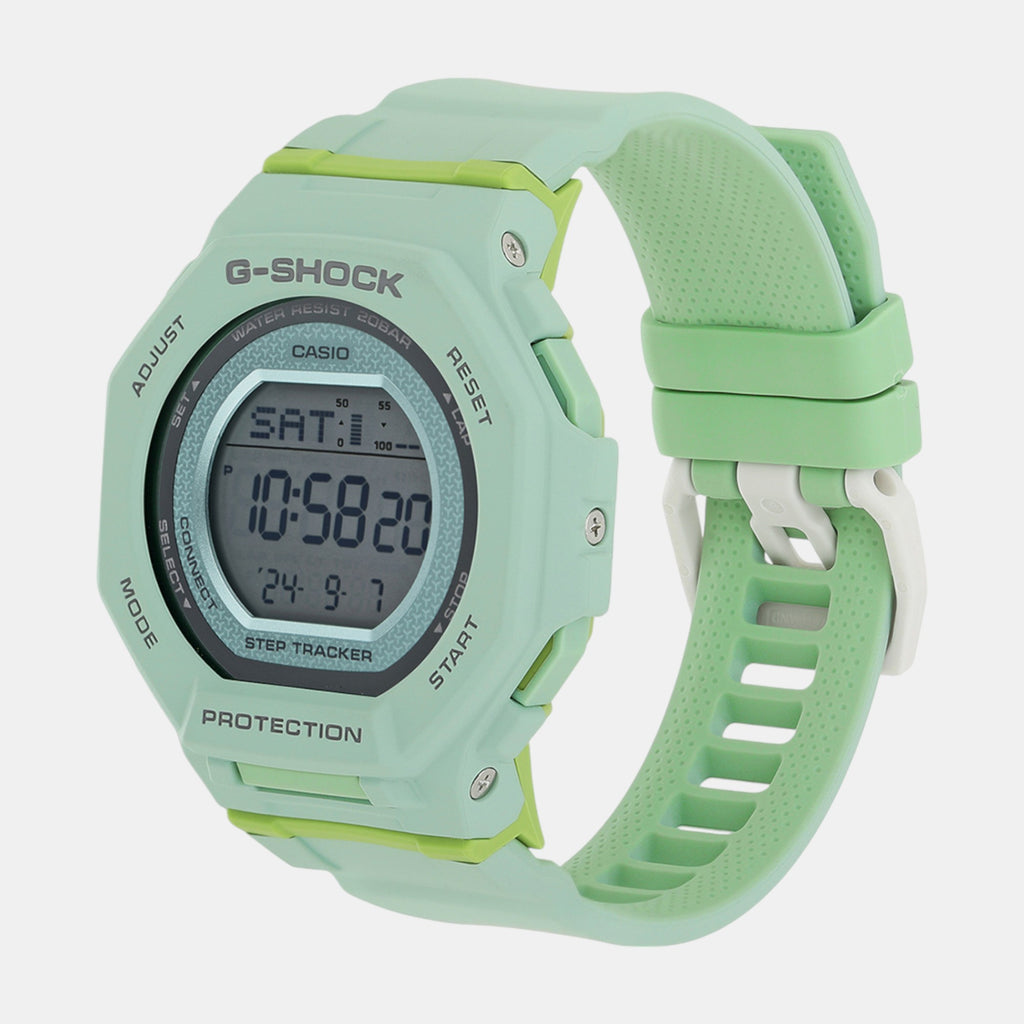 G-Shock Women Quartz Green Dial Digital Resin Watch G1618