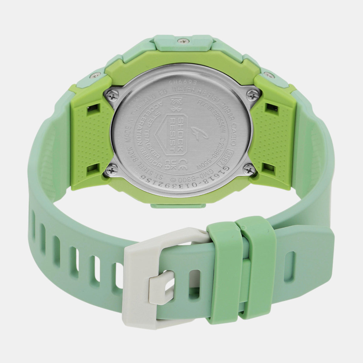 G-Shock Women Quartz Green Dial Digital Resin Watch G1618