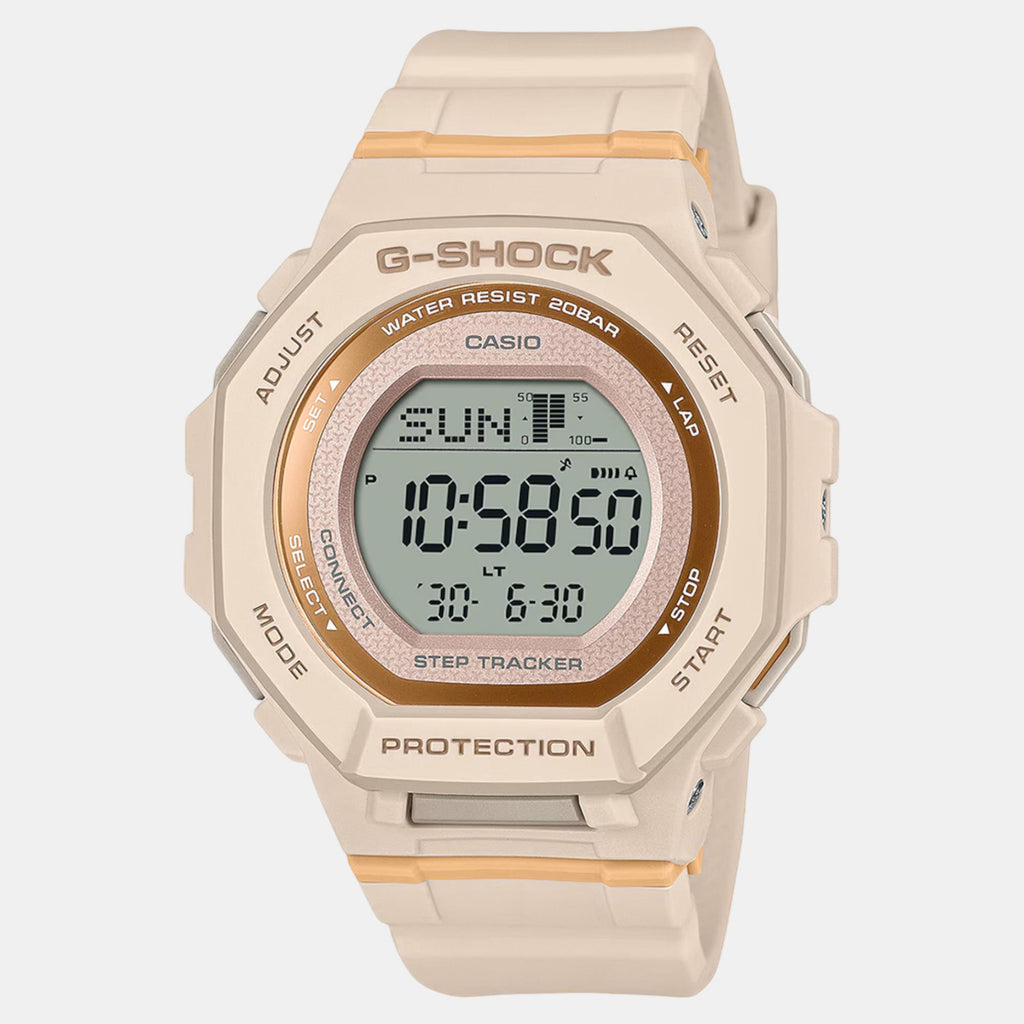 G-Shock Women Quartz Orange Dial Digital Resin Watch G1619