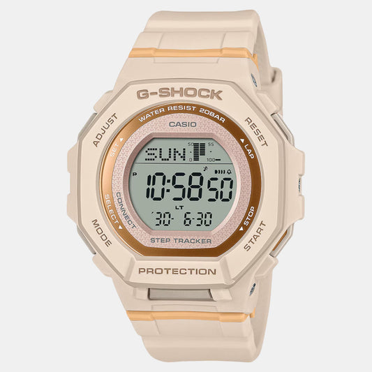 G-Shock Women Quartz Orange Dial Digital Resin Watch G1619