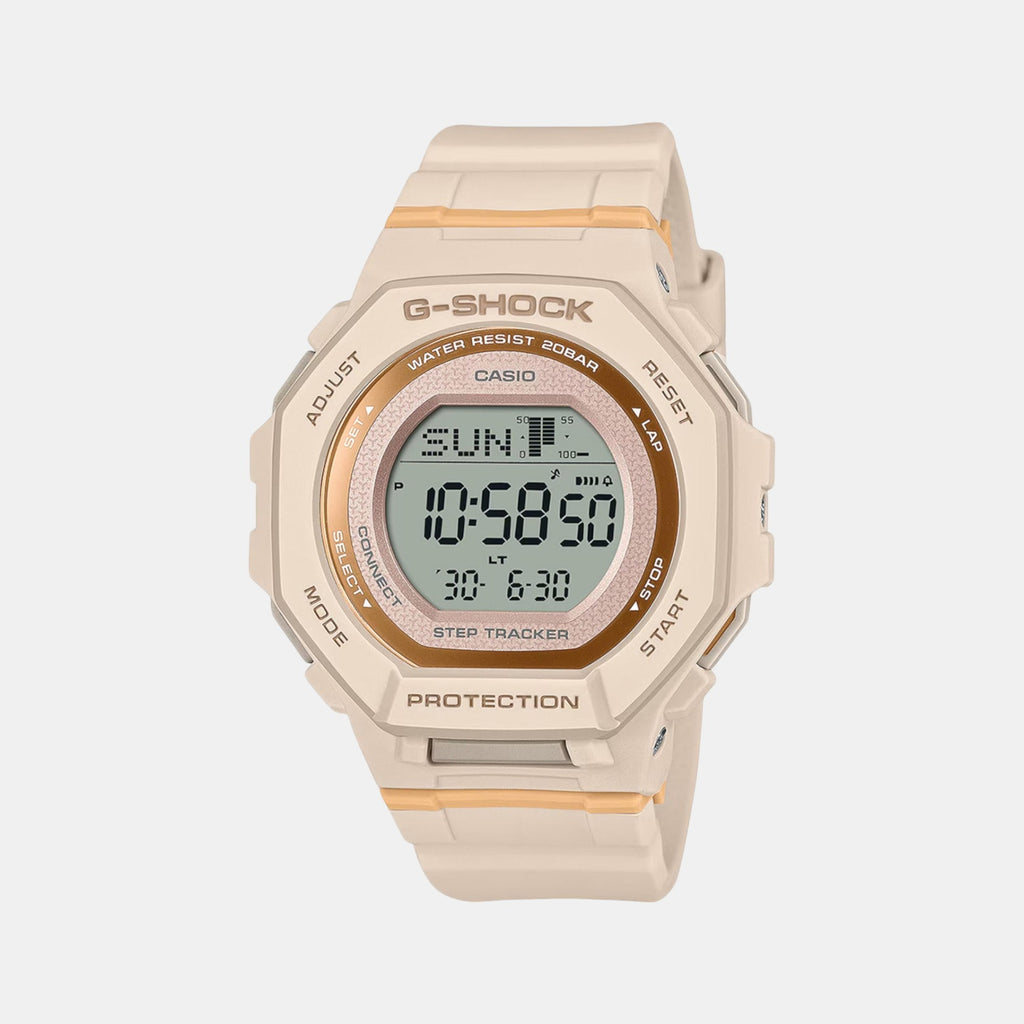 G-Shock Women Quartz Orange Dial Digital Resin Watch G1619