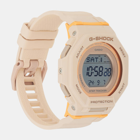 G-Shock Women Quartz Orange Dial Digital Resin Watch G1619