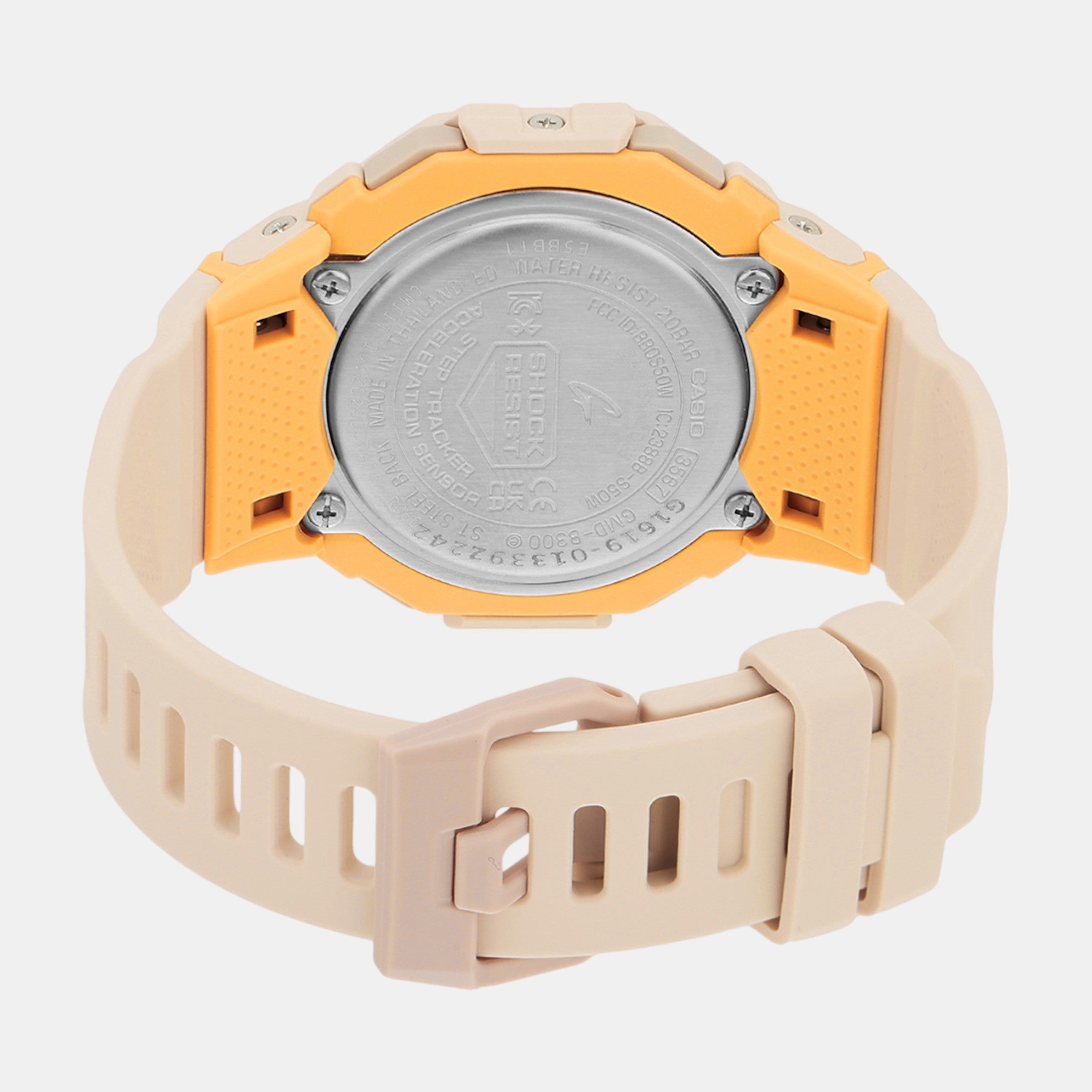 G-Shock Women Quartz Orange Dial Digital Resin Watch G1619