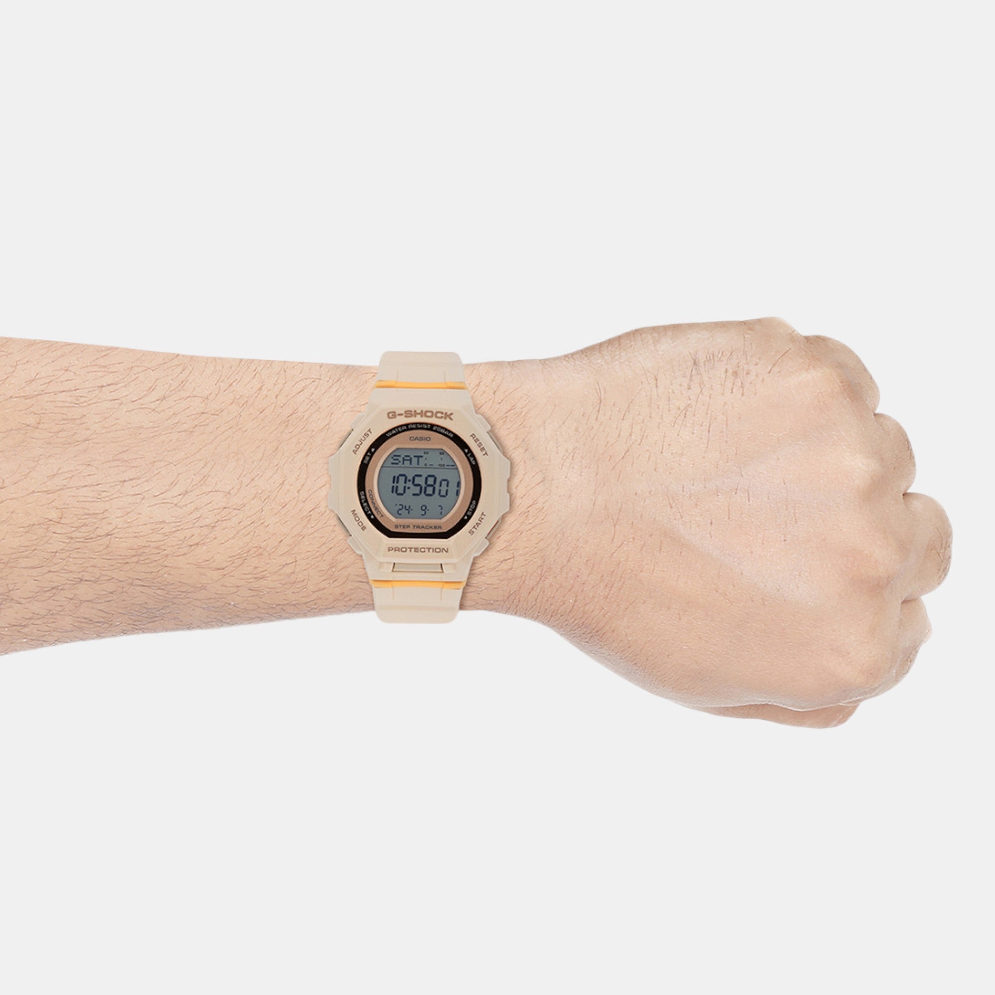 G-Shock Women Quartz Orange Dial Digital Resin Watch G1619