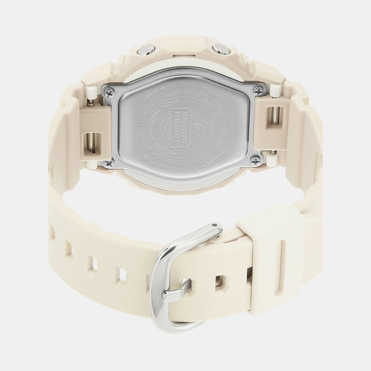 G-Shock Women Quartz Cream Dial Analog-Digital Resin Watch G1620