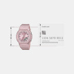 G-Shock Women Quartz Pink Dial Analog-Digital Resin Watch G1622