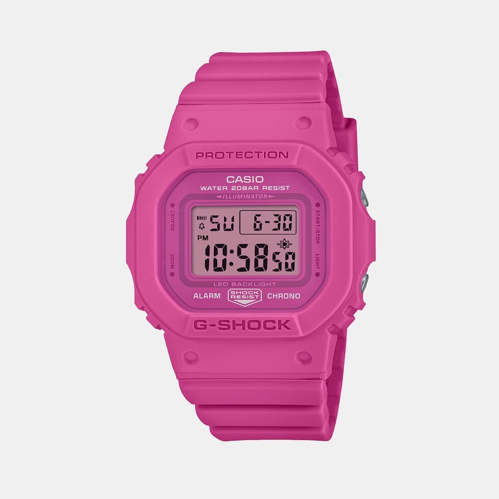 G-Shock Women Quartz Pink Dial Digital Resin Watch G1623