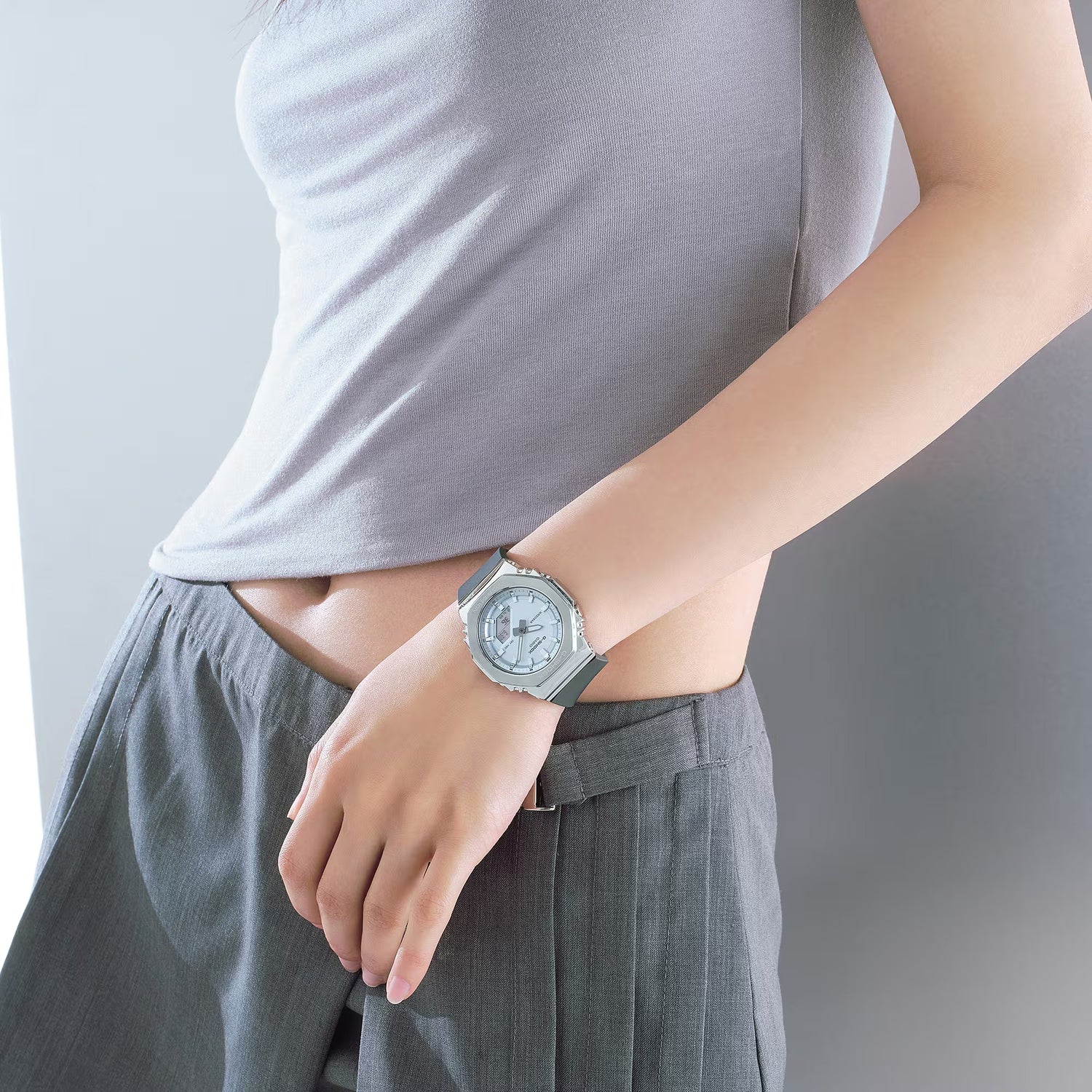 G-Shock Women Quartz Blue Dial Analog-Digital Resin Watch G1624