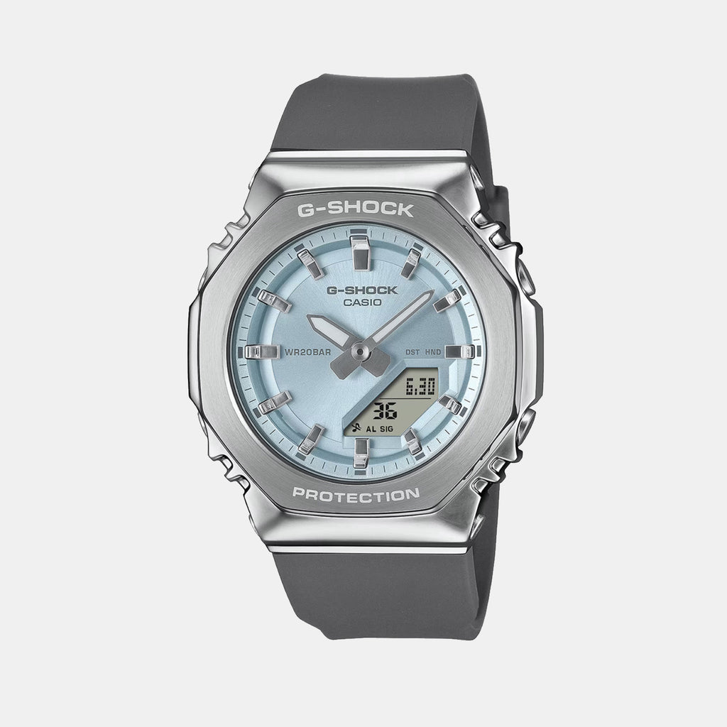 G-Shock Women Quartz Blue Dial Analog-Digital Resin Watch G1624