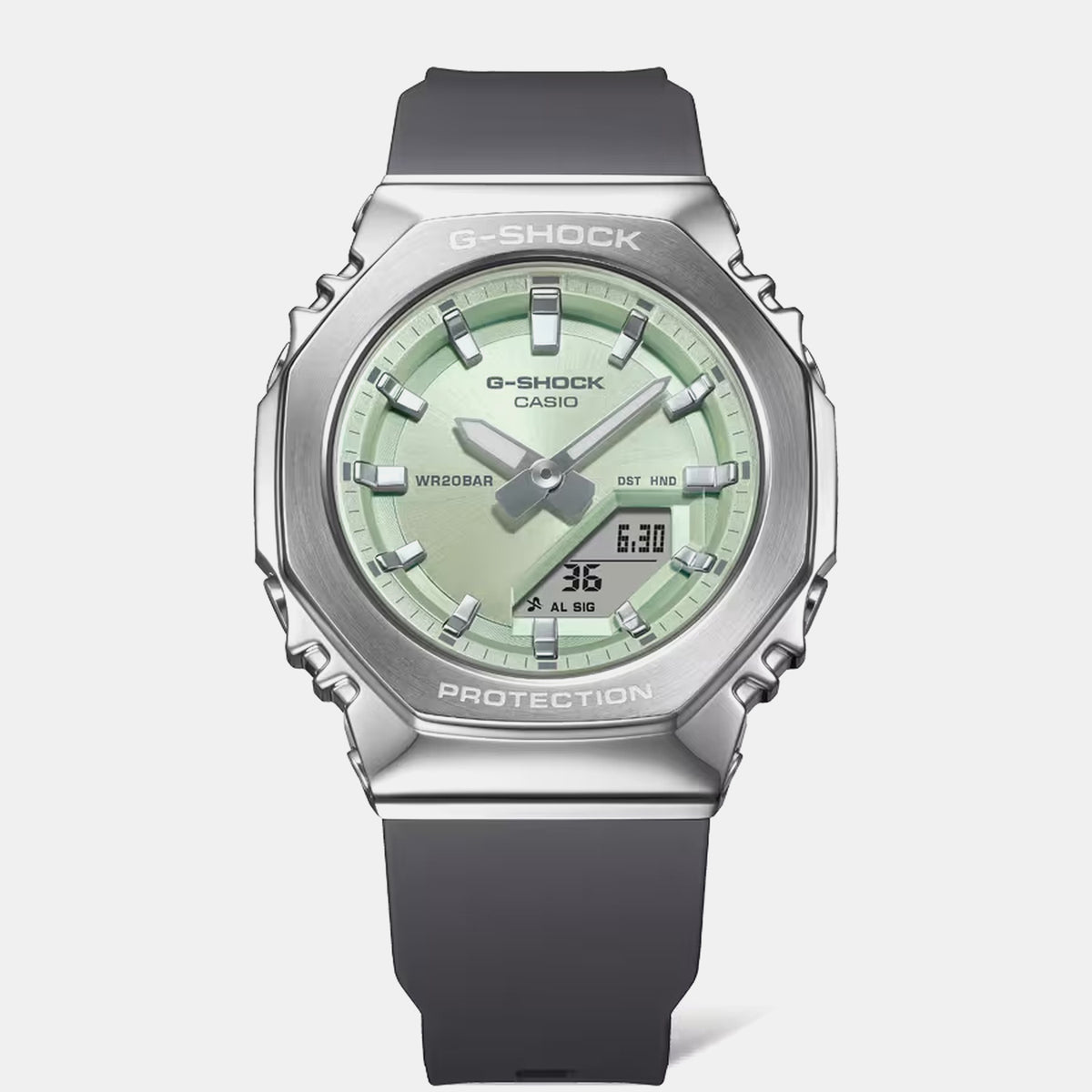 G-Shock Women Quartz Green Dial Analog-Digital Resin Watch G1625