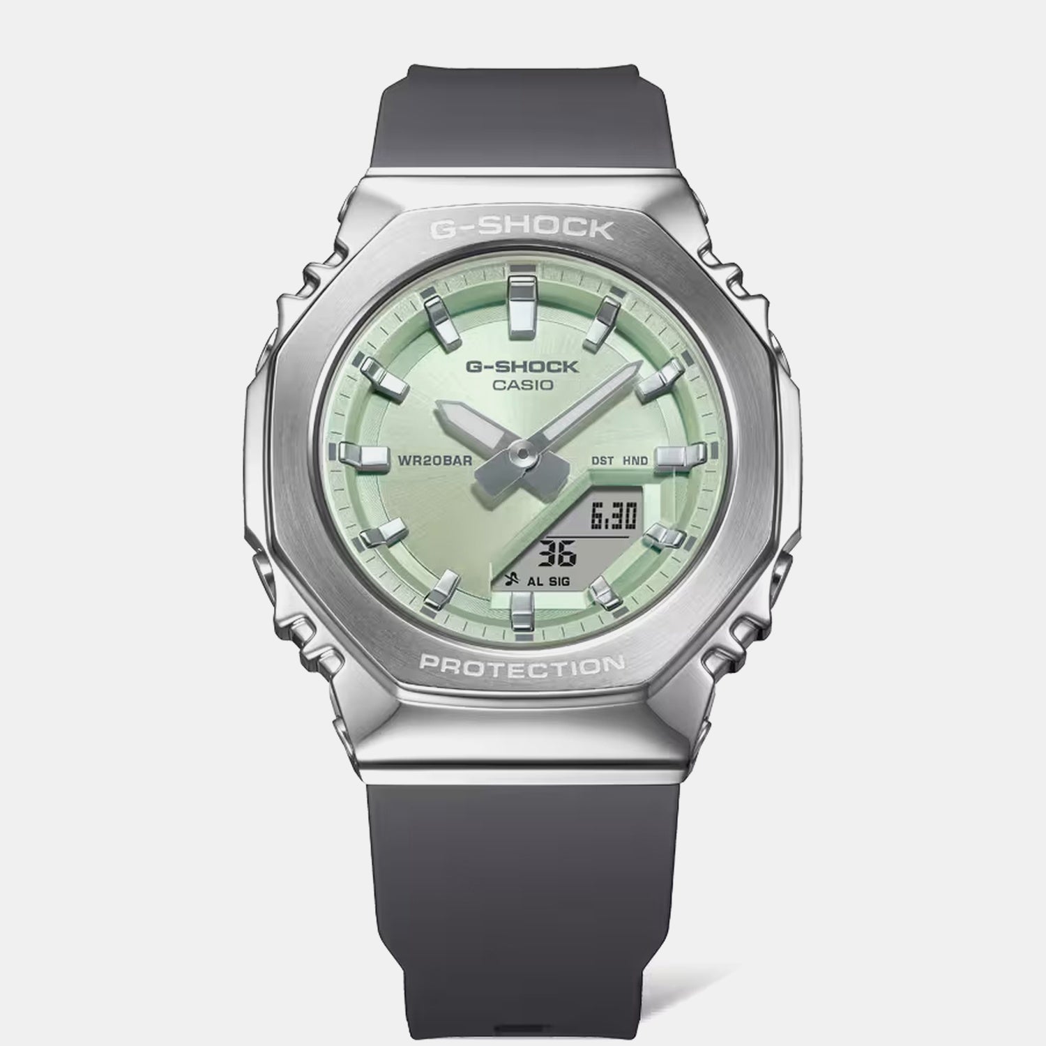 G-Shock Women Quartz Green Dial Analog-Digital Resin Watch G1625