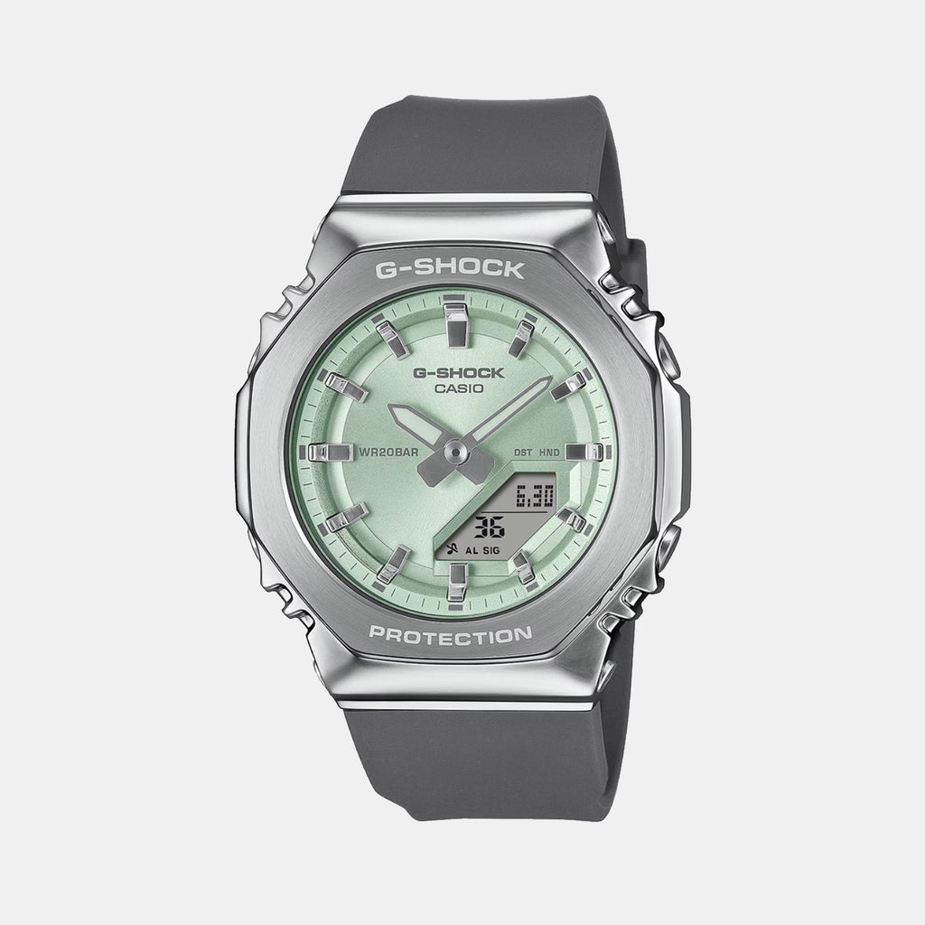 G-Shock Women Quartz Green Dial Analog-Digital Resin Watch G1625