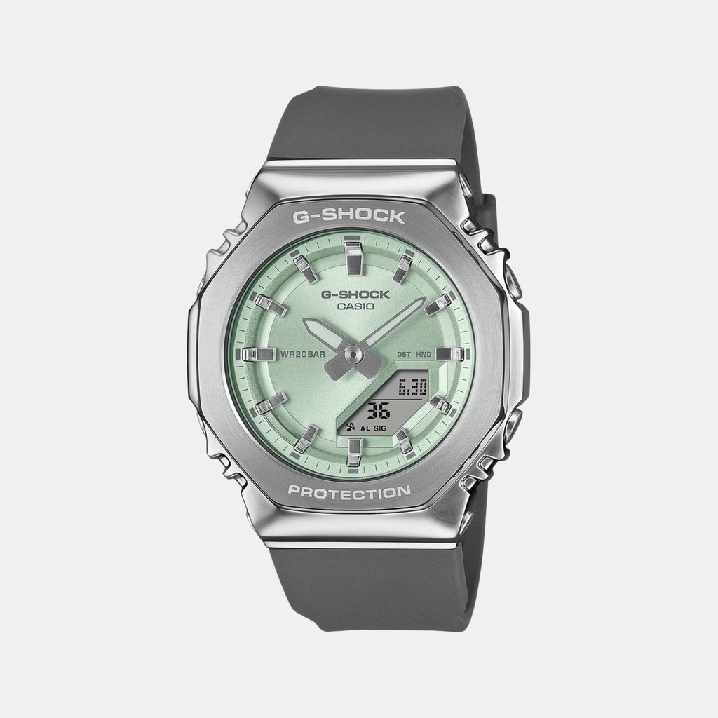 G-Shock Women Quartz Green Dial Analog-Digital Resin Watch G1625