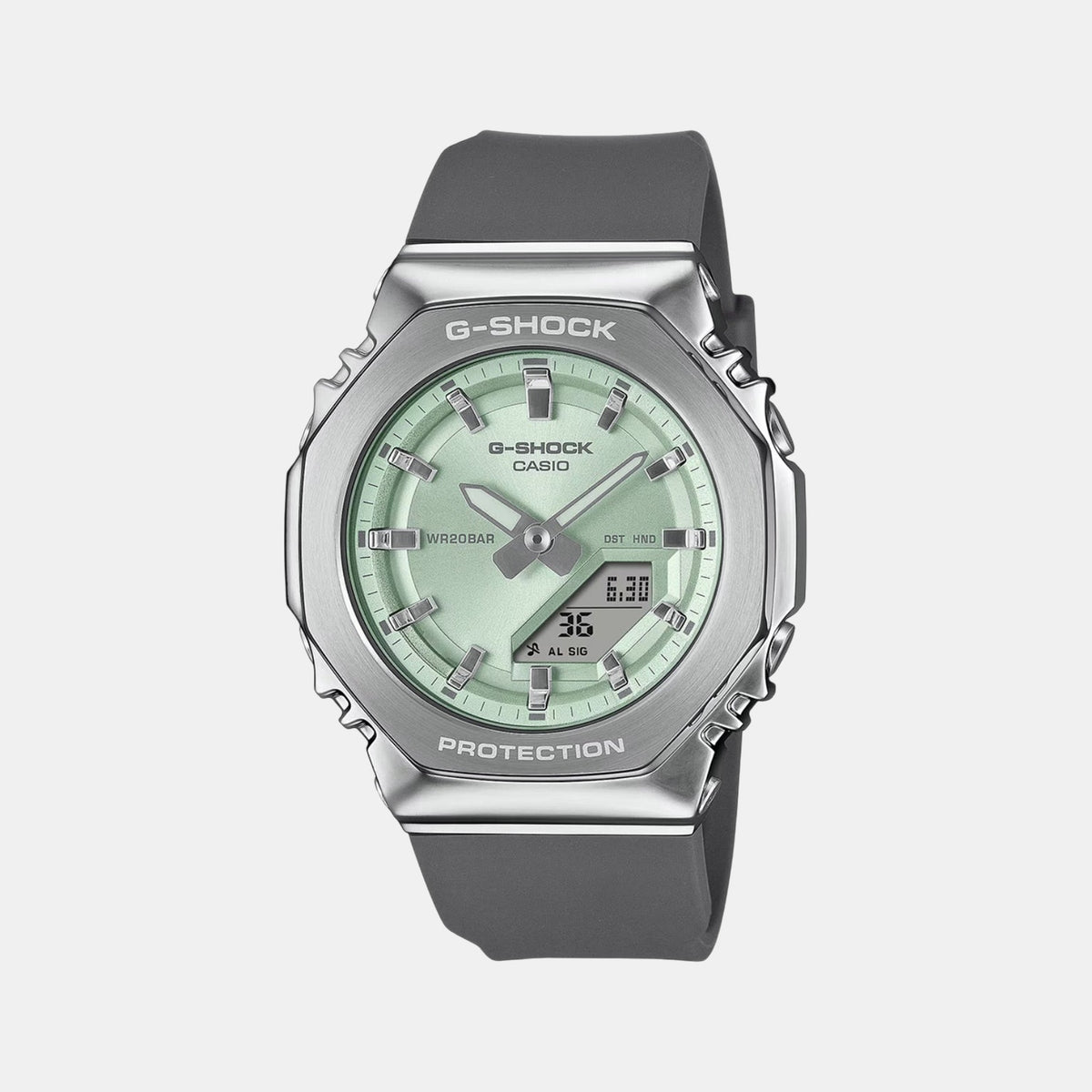 G-Shock Women Quartz Green Dial Analog-Digital Resin Watch G1625