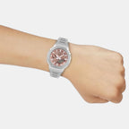 G-Shock Men Quartz Orange Dial Analog-Digital Stainless Steel Watch G1629