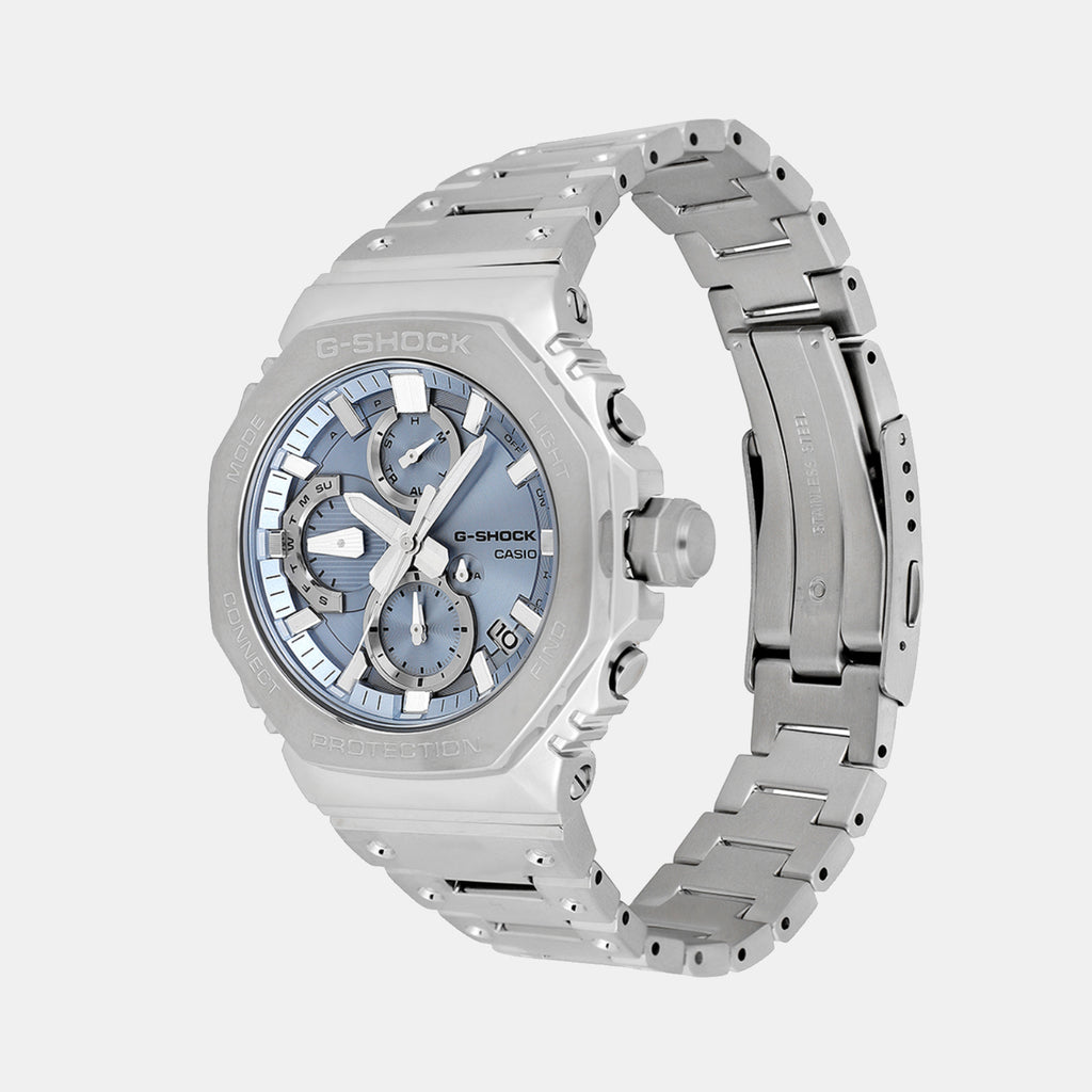 G-Shock Men Quartz Blue Dial Chronograph Stainless Steel Watch G1630