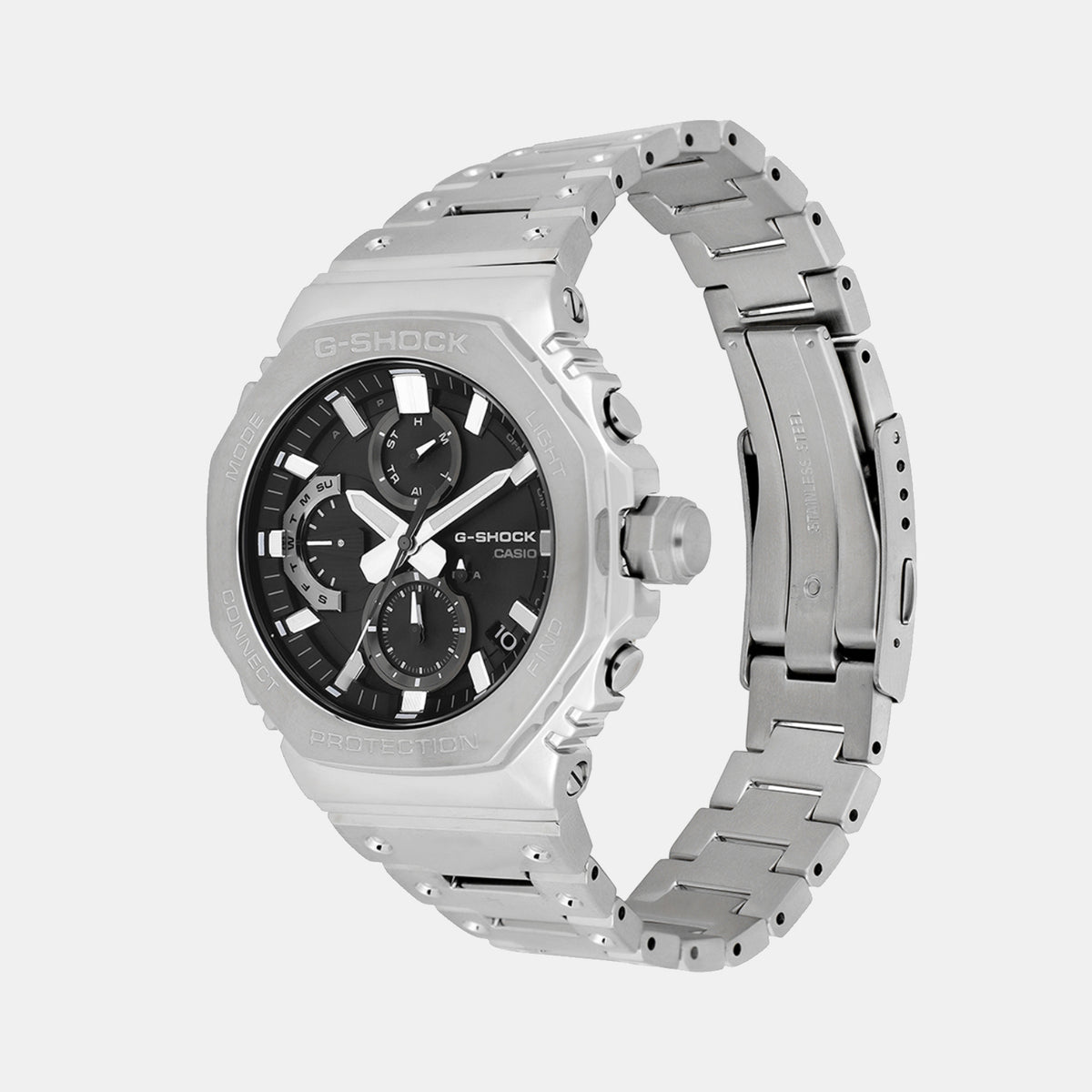 G-Shock Men Quartz Black Dial Chronograph Stainless Steel Watch G1631