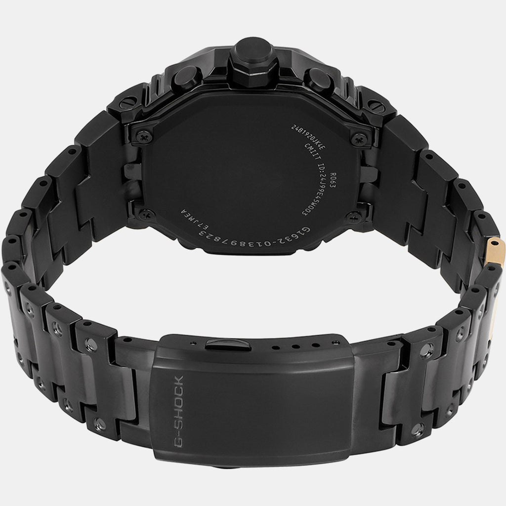 G-Shock Men Quartz Black Dial Chronograph Stainless Steel Watch G1632