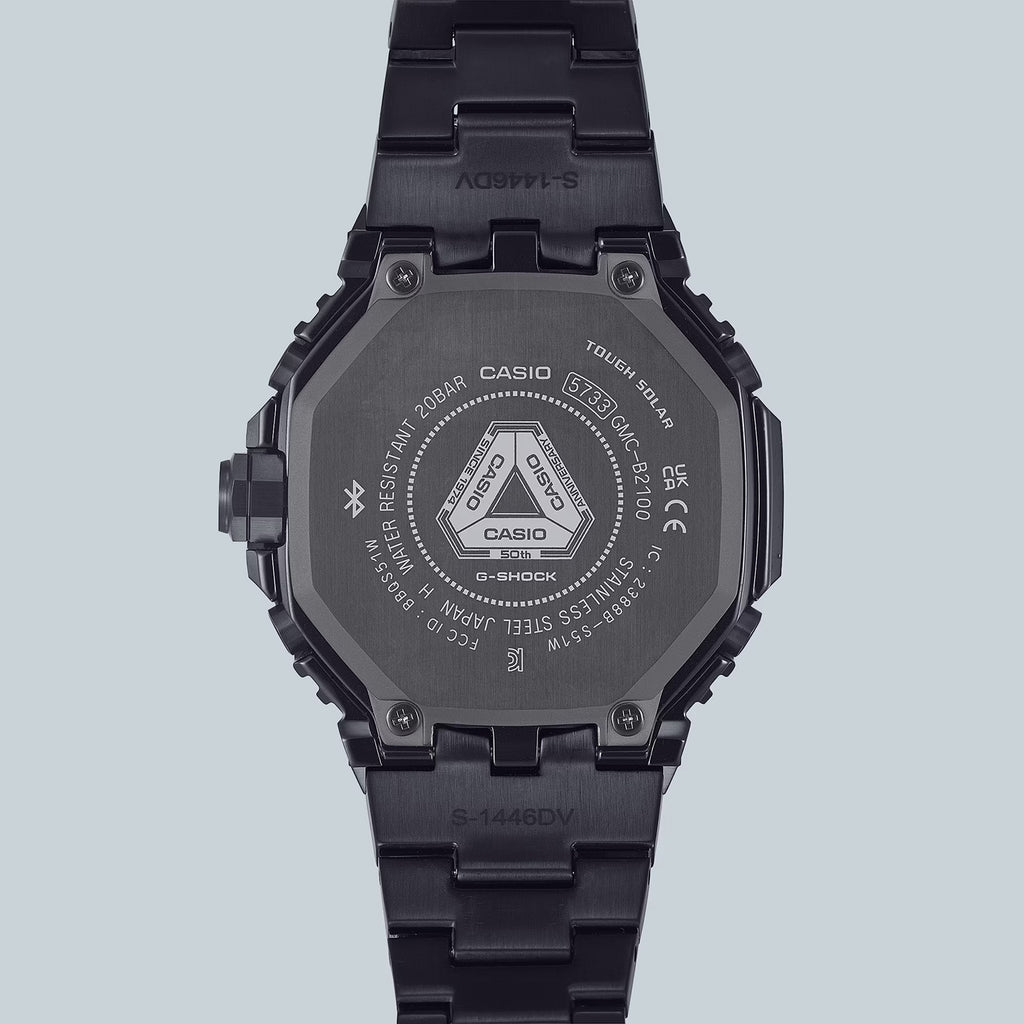 G-Shock Men Quartz Black Dial Chronograph Stainless Steel Watch G1632